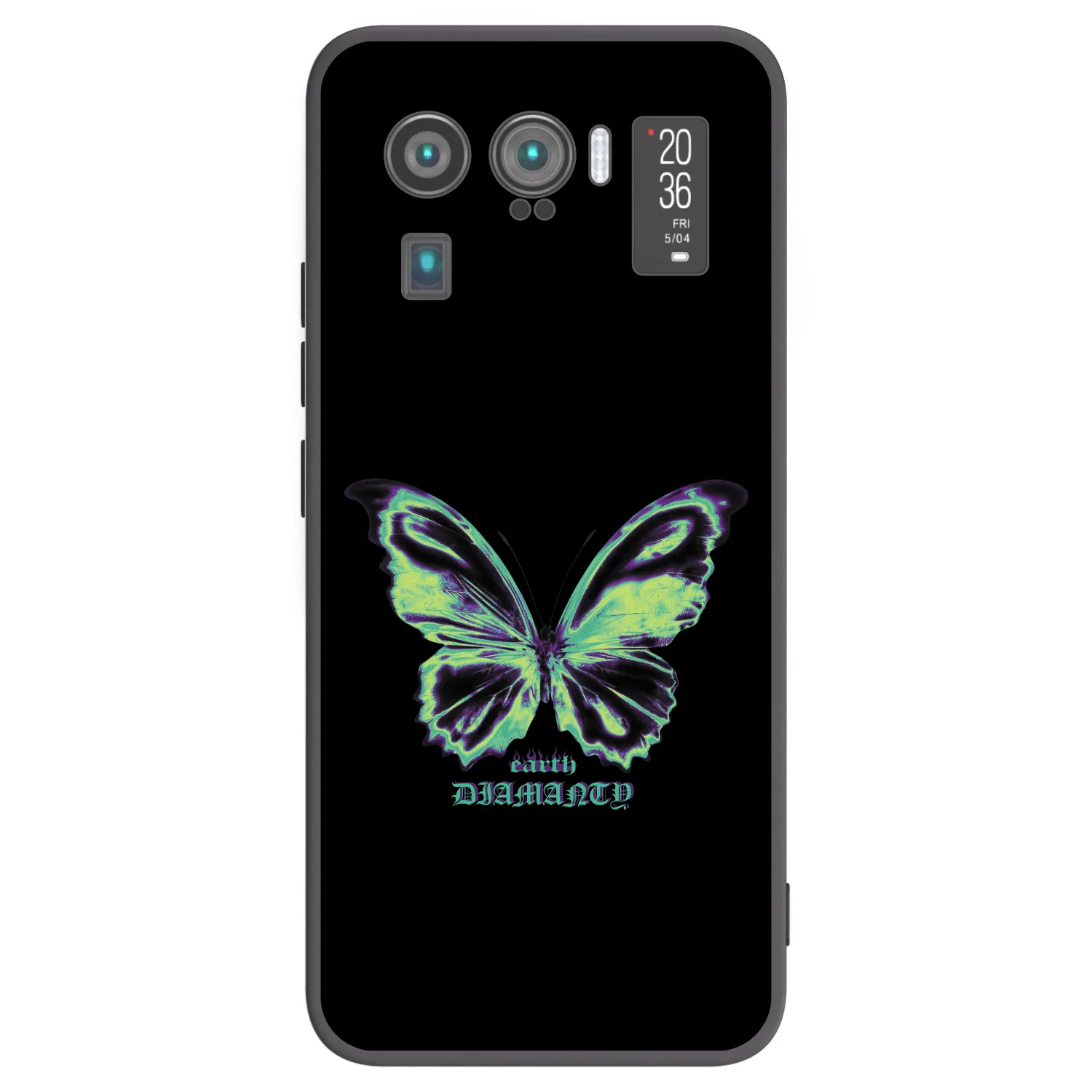 Picasee silikónový čierny obal pre Xiaomi Mi 11 Ultra - Diamanty Blue