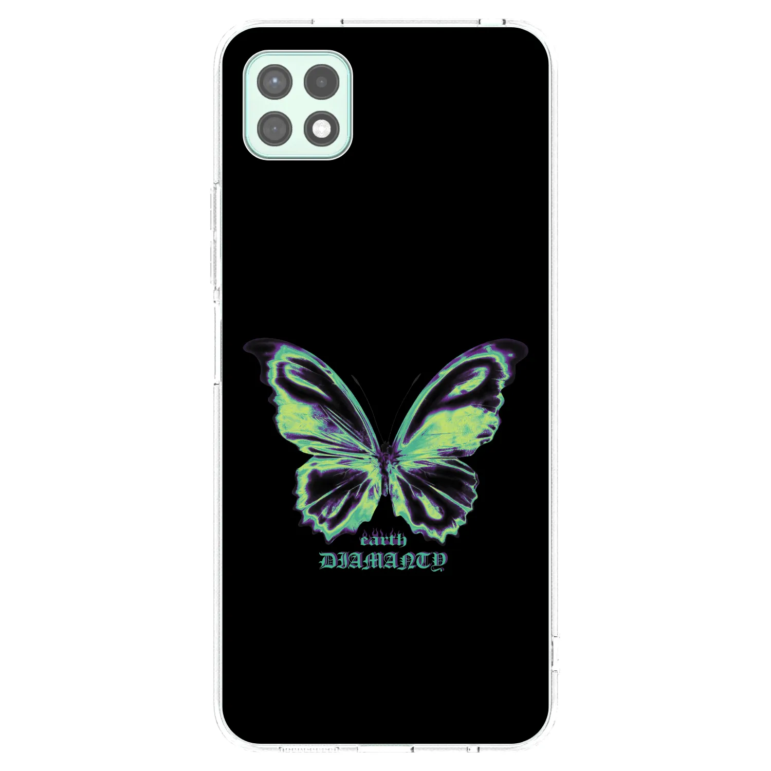 Picasee silikónový prehľadný obal pre Samsung Galaxy A22 A226B 5G - Diamanty Blue