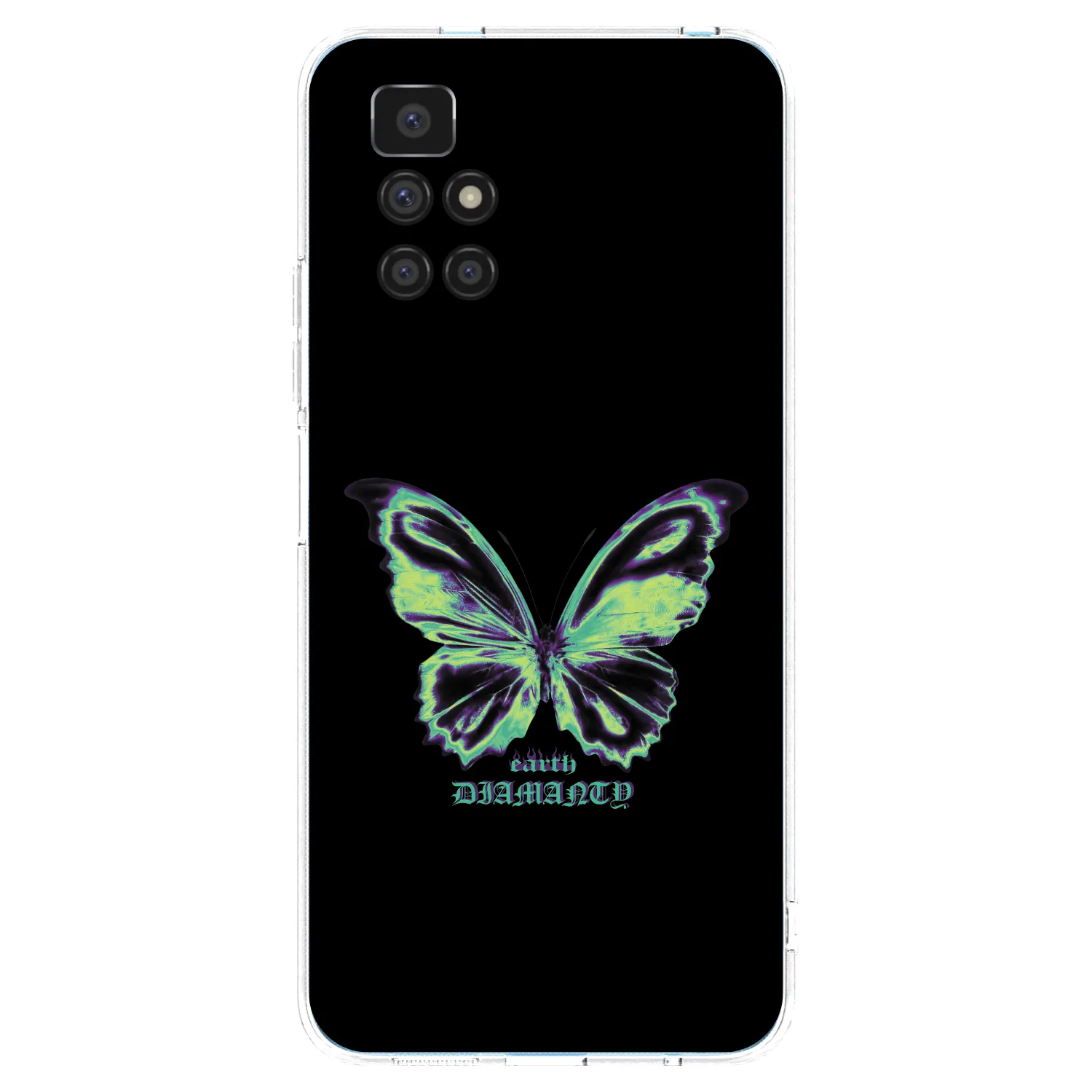 Picasee silikónový prehľadný obal pre Xiaomi Redmi 10 - Diamanty Blue