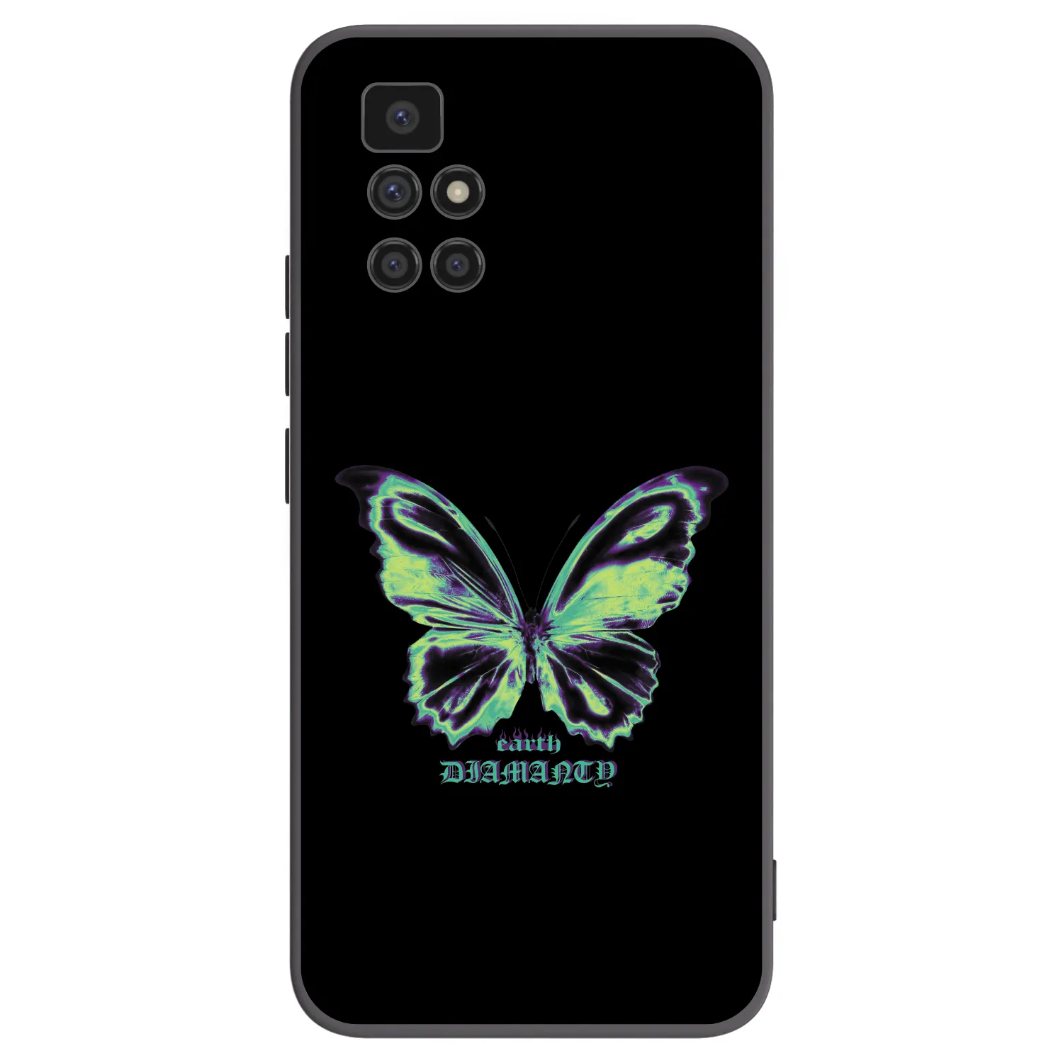 Picasee silikónový čierny obal pre Xiaomi Redmi 10 - Diamanty Blue