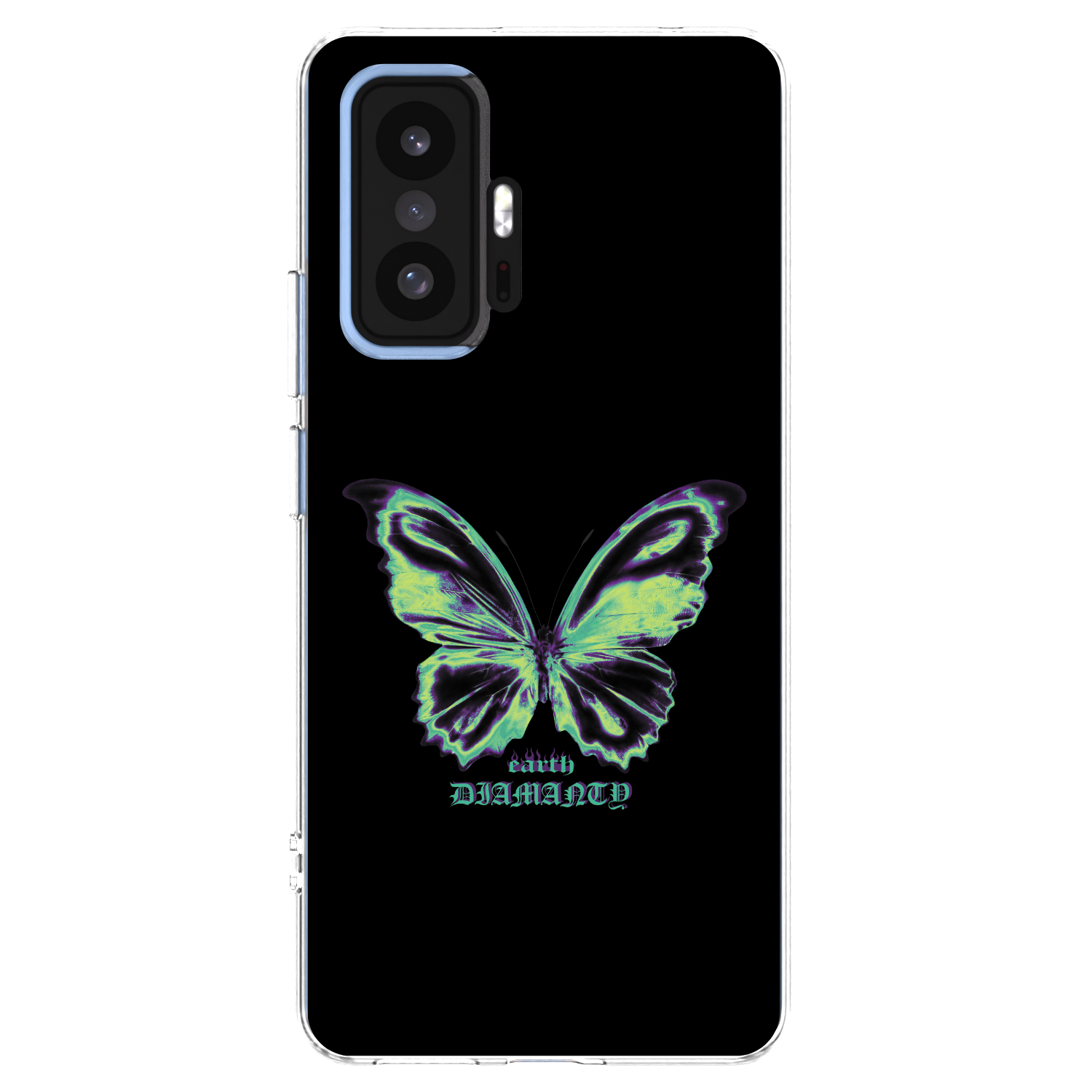 Picasee silikónový prehľadný obal pre Xiaomi 11T - Diamanty Blue