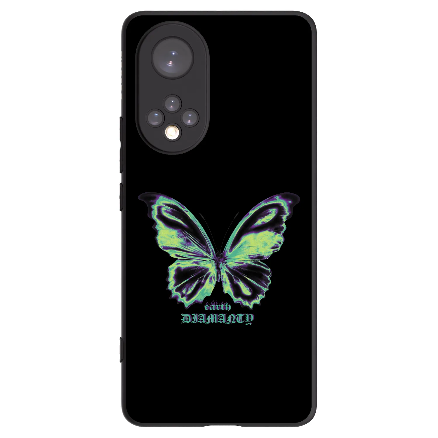 Picasee silikónový čierny obal pre Huawei Nova 9 - Diamanty Blue