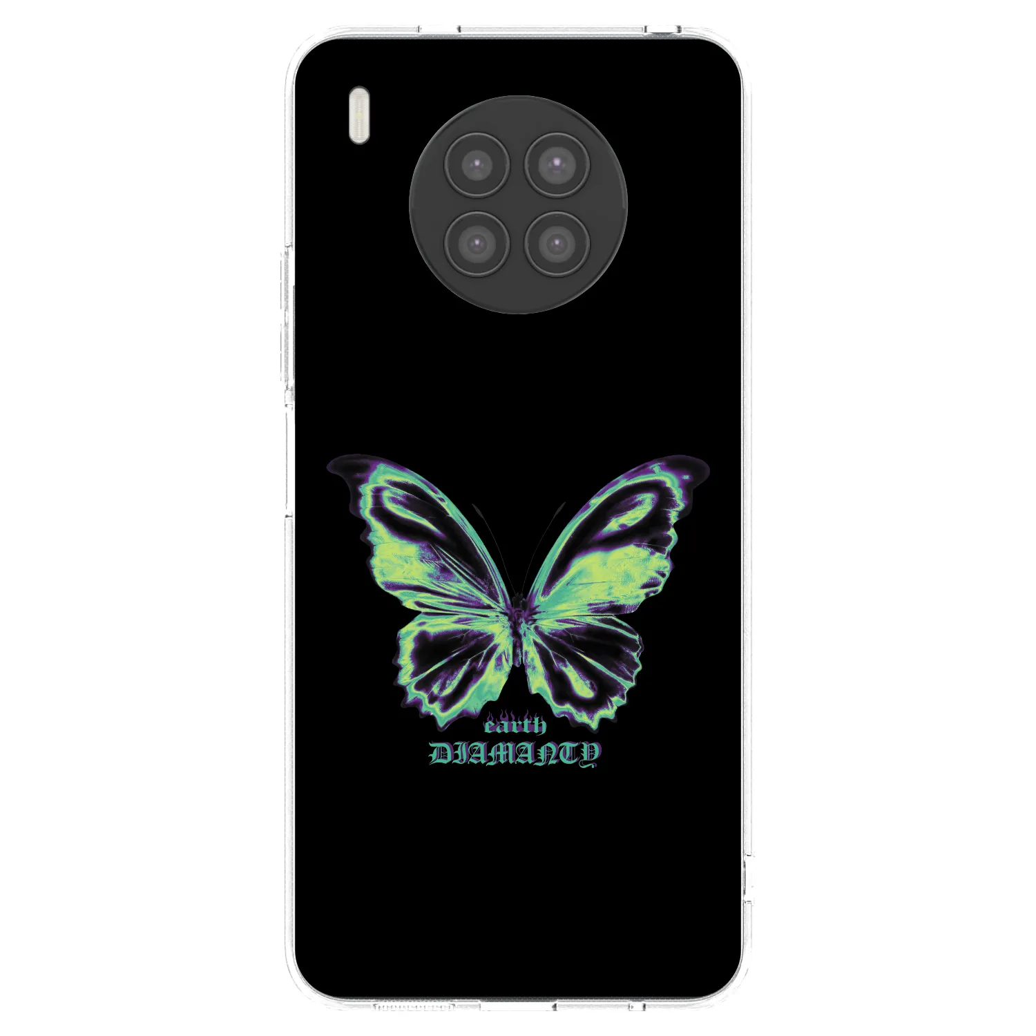 Picasee silikónový prehľadný obal pre Huawei Nova 8i - Diamanty Blue