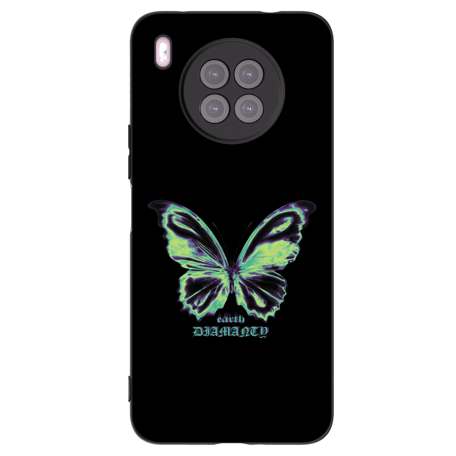 Picasee silikónový čierny obal pre Huawei Nova 8i - Diamanty Blue