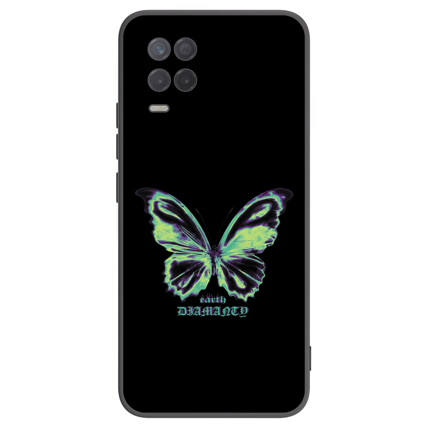 Picasee silikónový čierny obal pre Realme 8 5G - Diamanty Blue