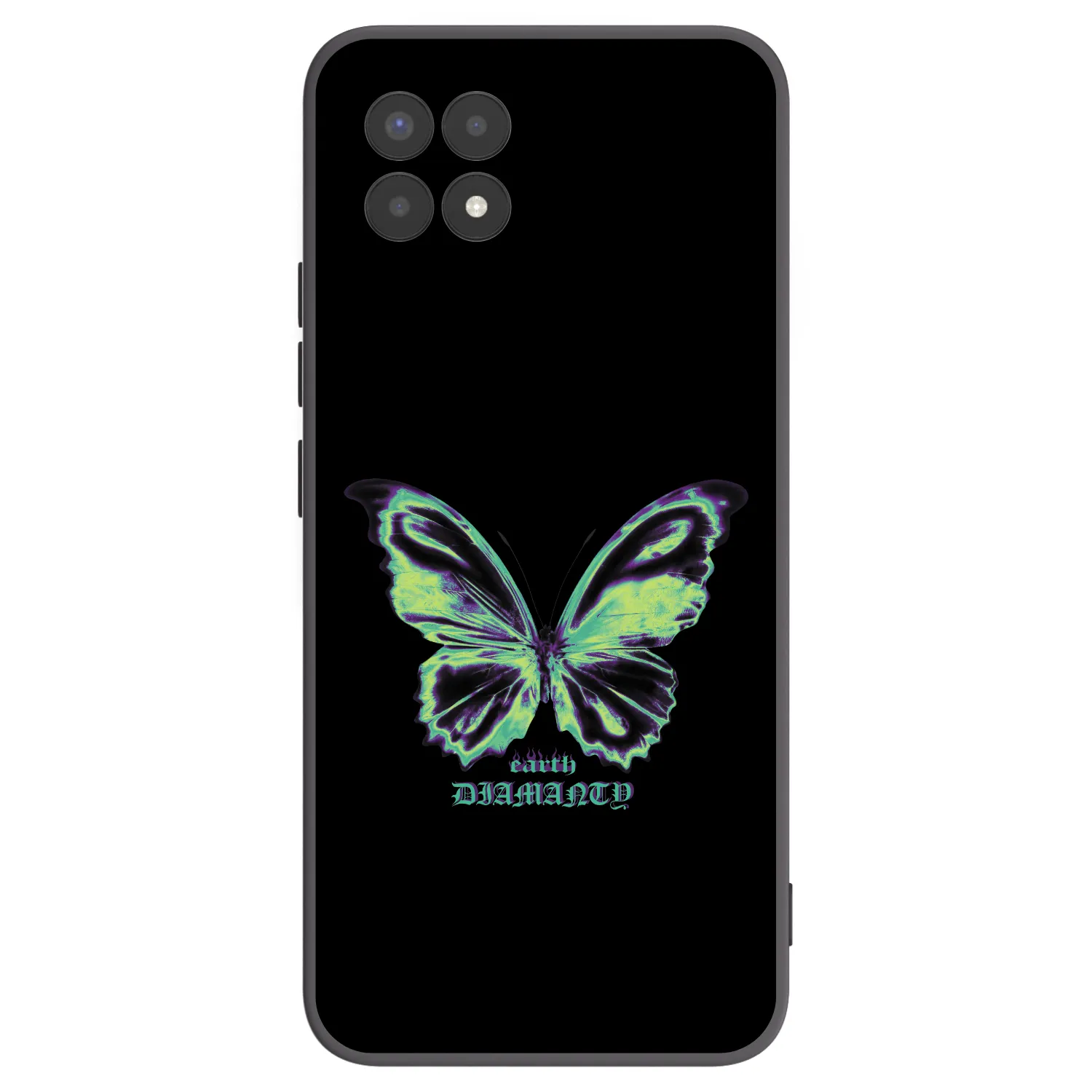 Picasee silikónový čierny obal pre Realme 8i - Diamanty Blue