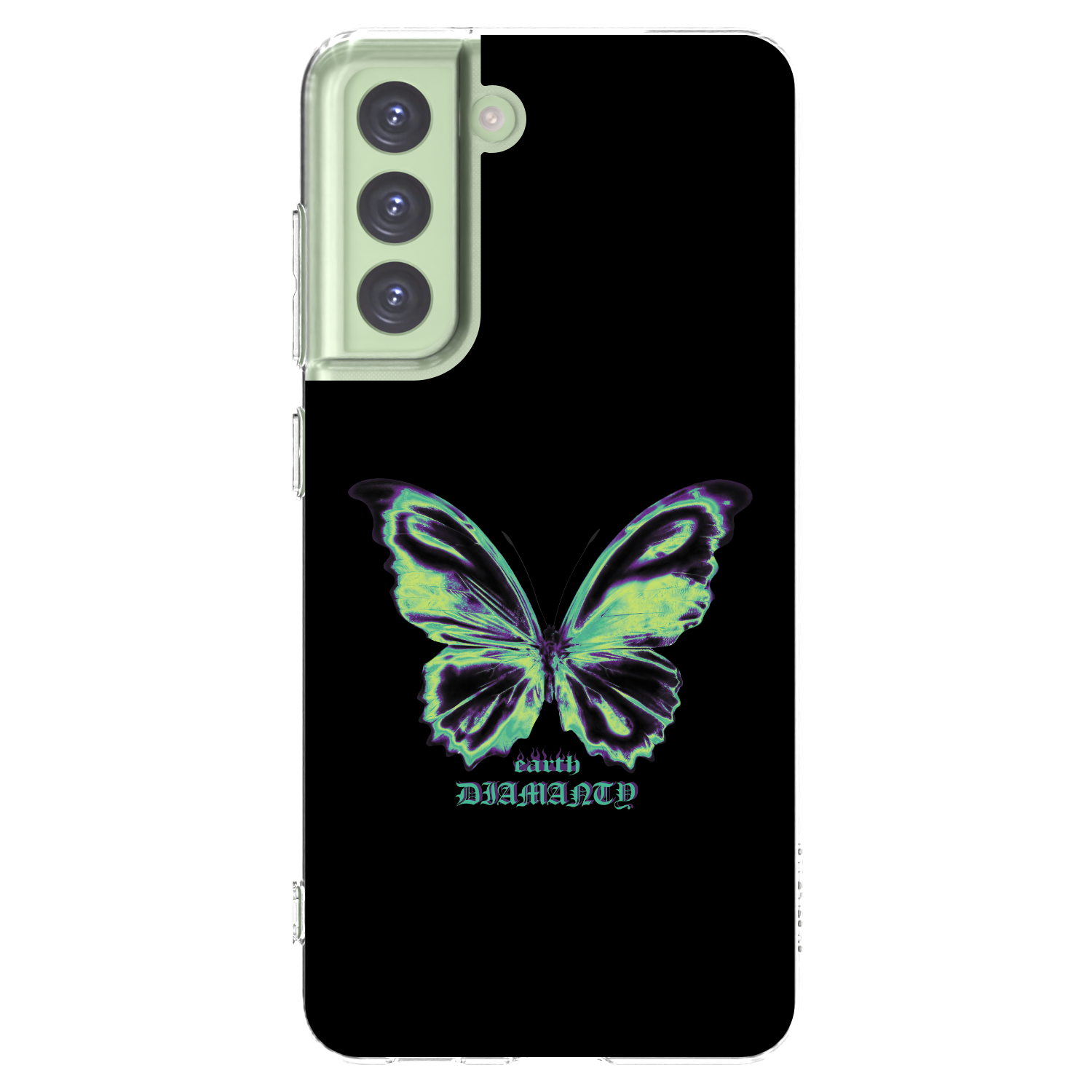 Picasee silikónový prehľadný obal pre Samsung Galaxy S21 FE 5G - Diamanty Blue