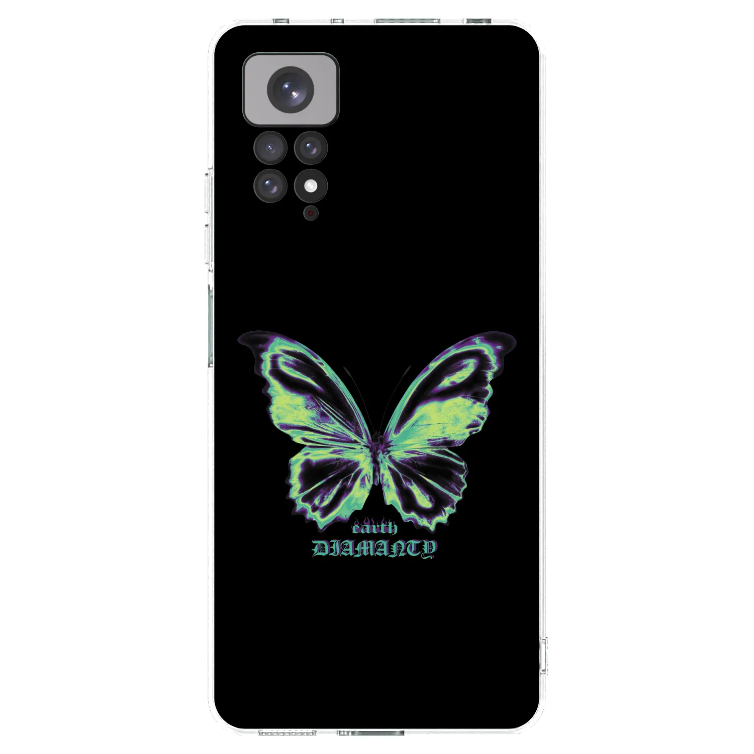 Picasee silikónový prehľadný obal pre Xiaomi Redmi Note 11S 4G - Diamanty Blue