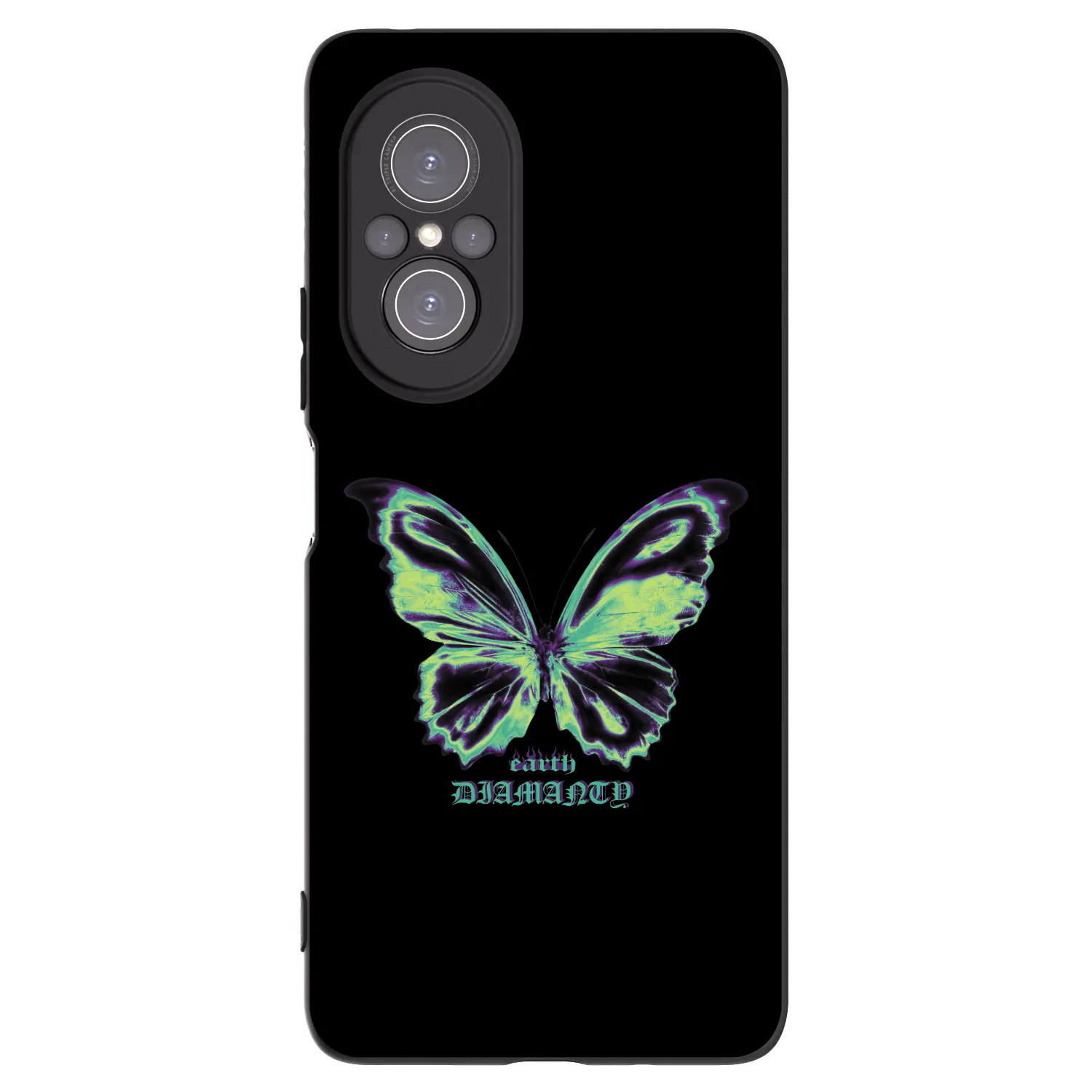Picasee silikónový čierny obal pre Huawei Nova 9 SE - Diamanty Blue