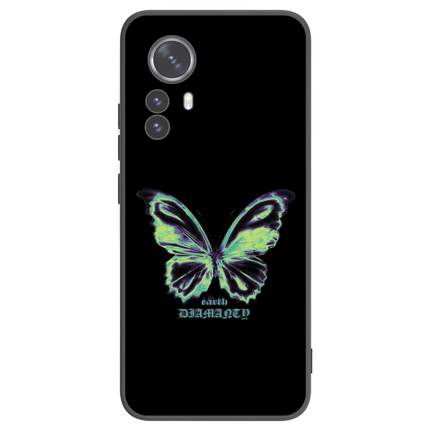 Picasee silikónový čierny obal pre Xiaomi 12 Pro - Diamanty Blue