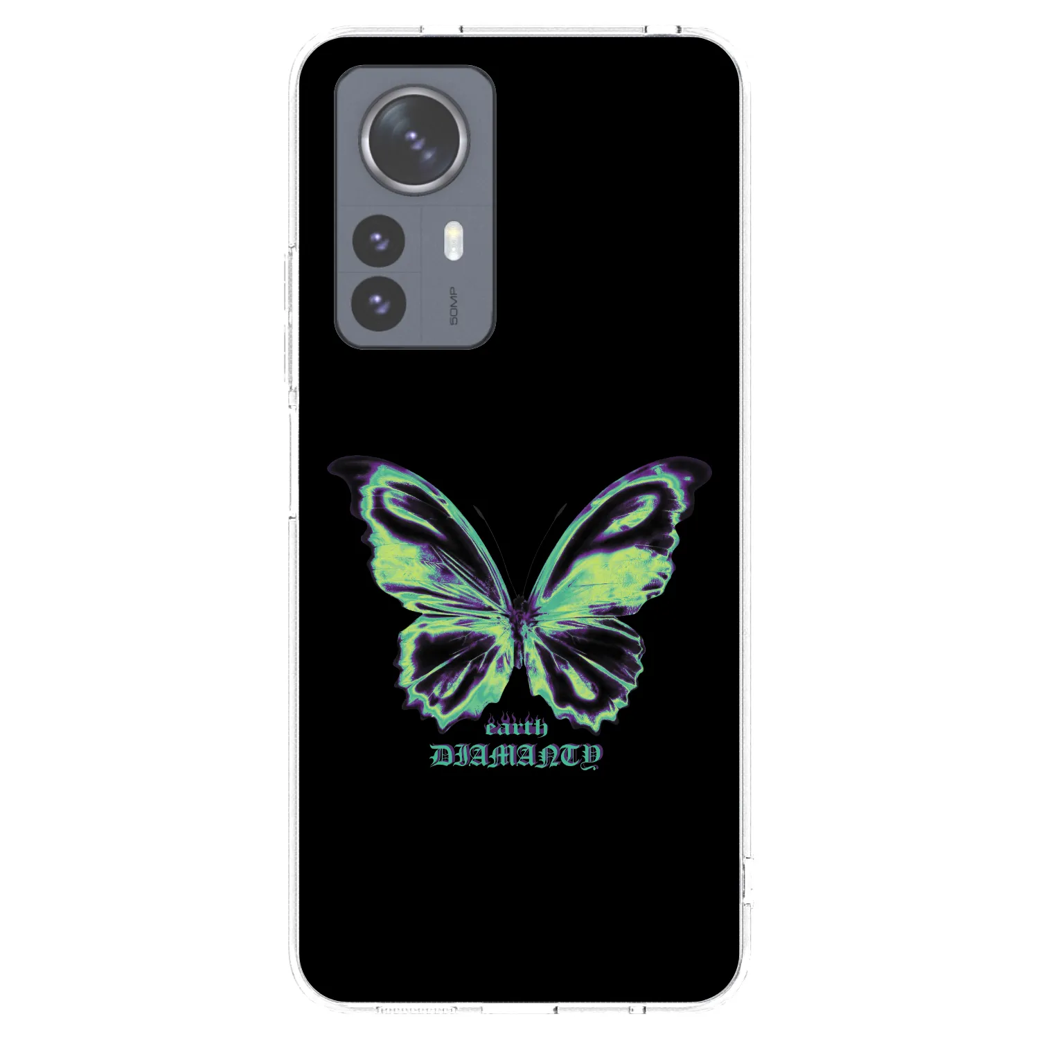Picasee silikónový prehľadný obal pre Xiaomi 12 Pro - Diamanty Blue