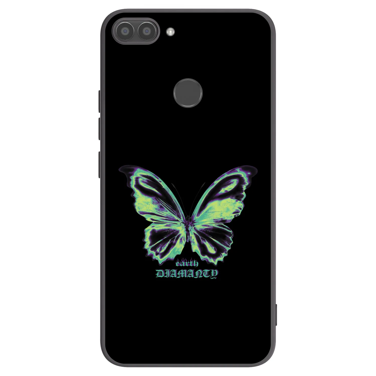 Picasee silikónový čierny obal pre Huawei P Smart - Diamanty Blue