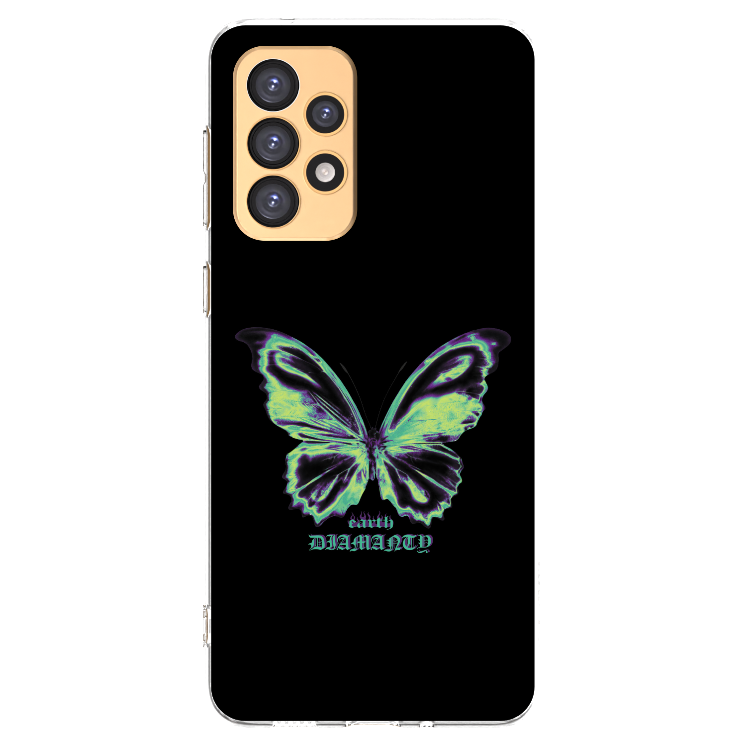 Picasee silikónový prehľadný obal pre Samsung Galaxy A33 5G A336 - Diamanty Blue