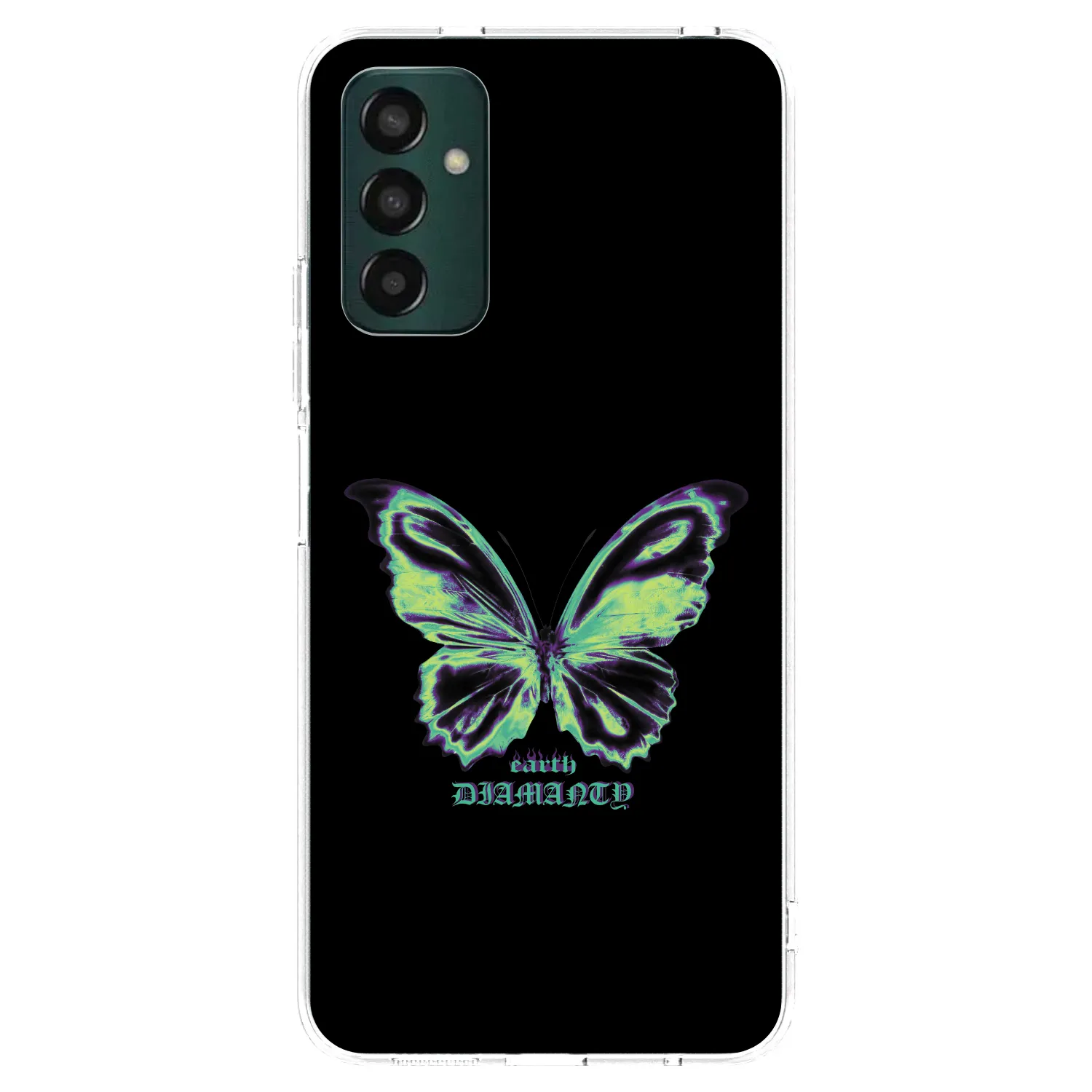 Picasee silikónový prehľadný obal pre Samsung Galaxy M13 M135F - Diamanty Blue