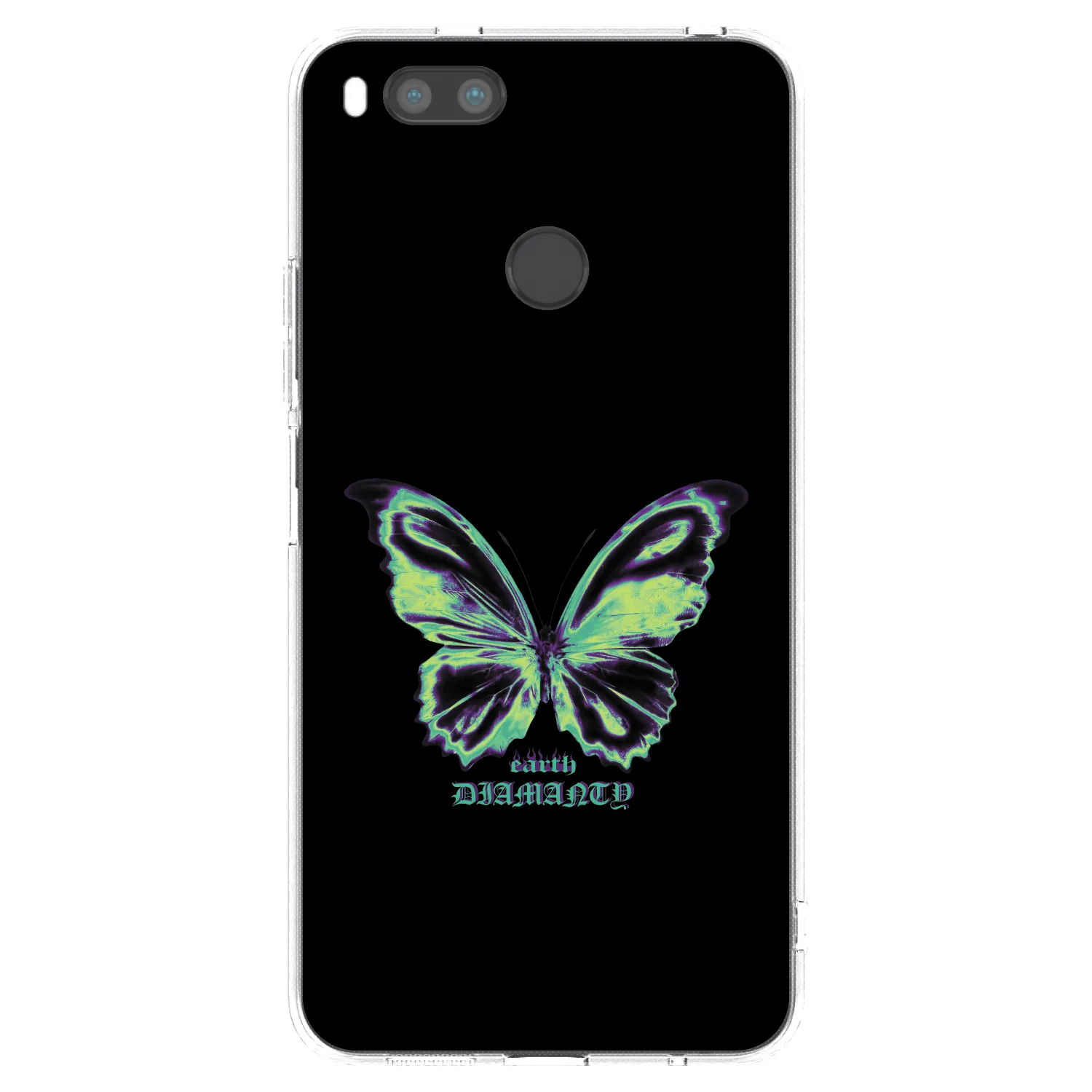 Picasee silikónový prehľadný obal pre Xiaomi Redmi A1 - Diamanty Blue