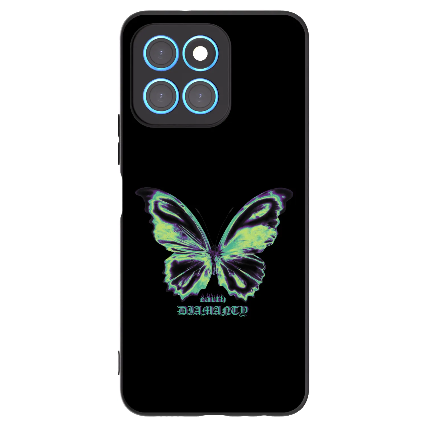 Picasee silikónový čierny obal pre Honor X6 - Diamanty Blue
