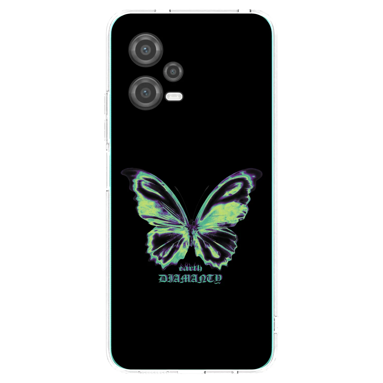 Picasee silikónový prehľadný obal pre Xiaomi Poco X5 - Diamanty Blue