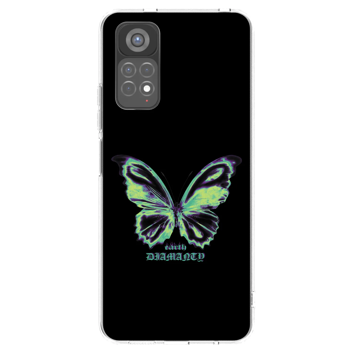 Picasee silikónový prehľadný obal pre Xiaomi Redmi Note 11S 5G - Diamanty Blue