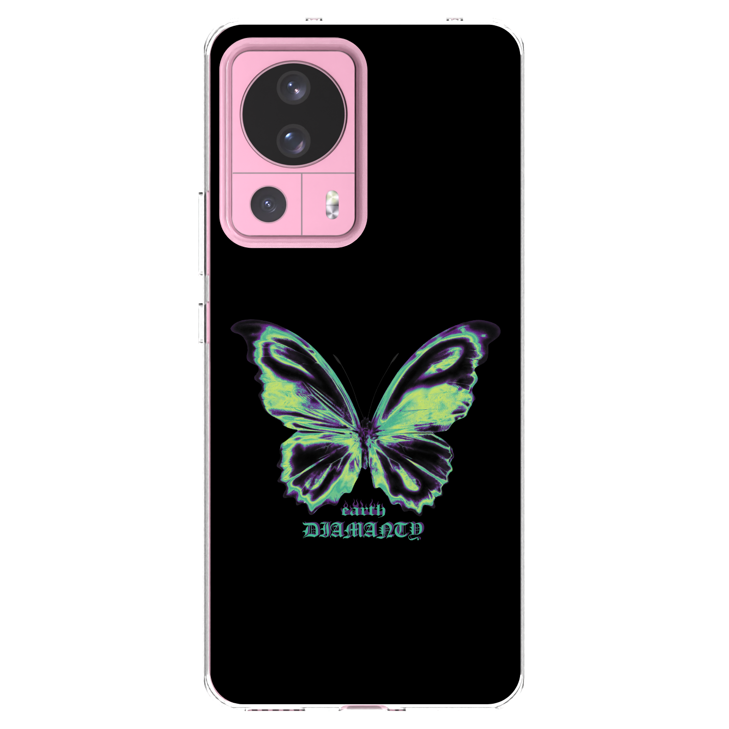 Silikónový prehľadný obal pre Xiaomi 13 Lite - Diamanty Blue
