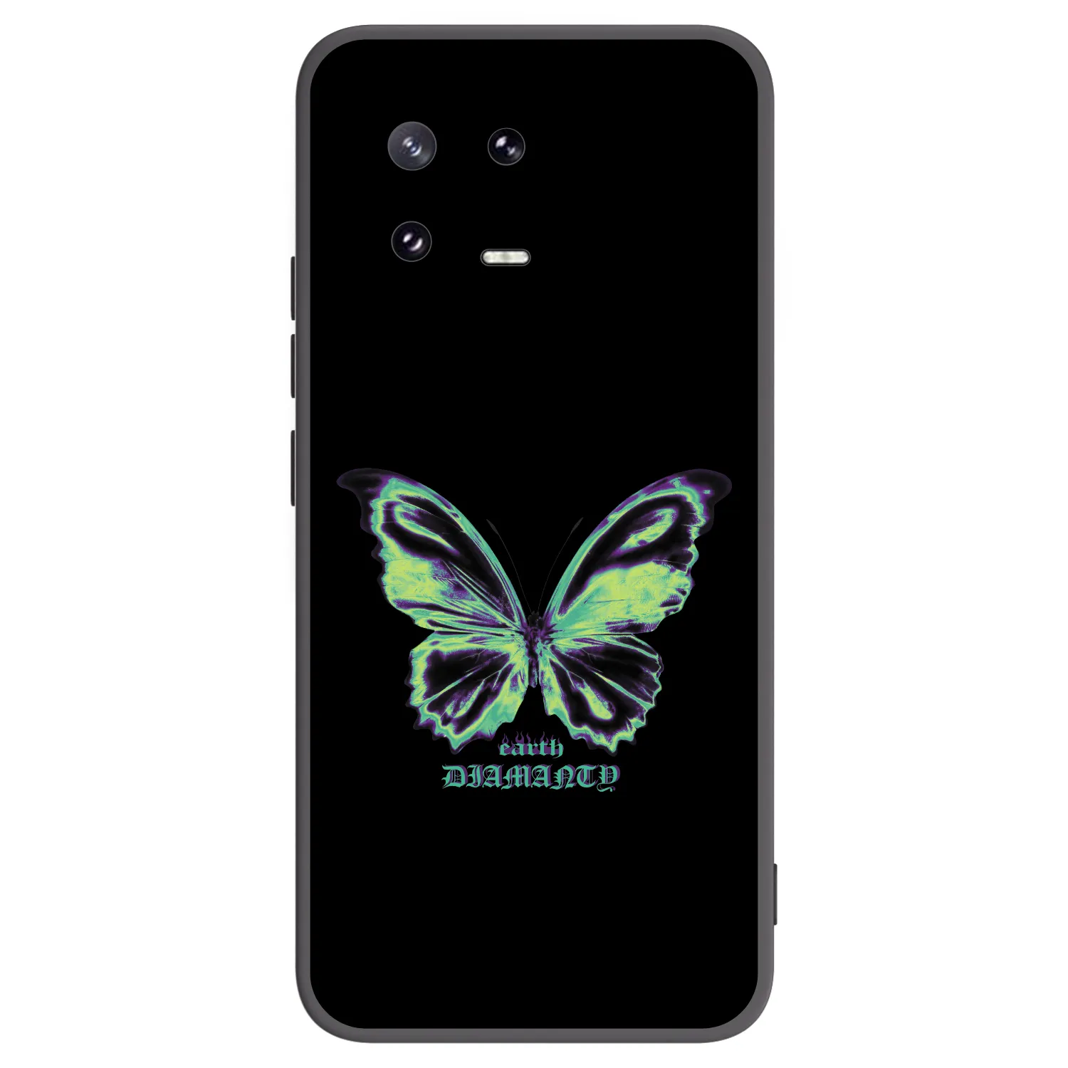 Picasee silikónový čierny obal pre Xiaomi 13 Pro - Diamanty Blue