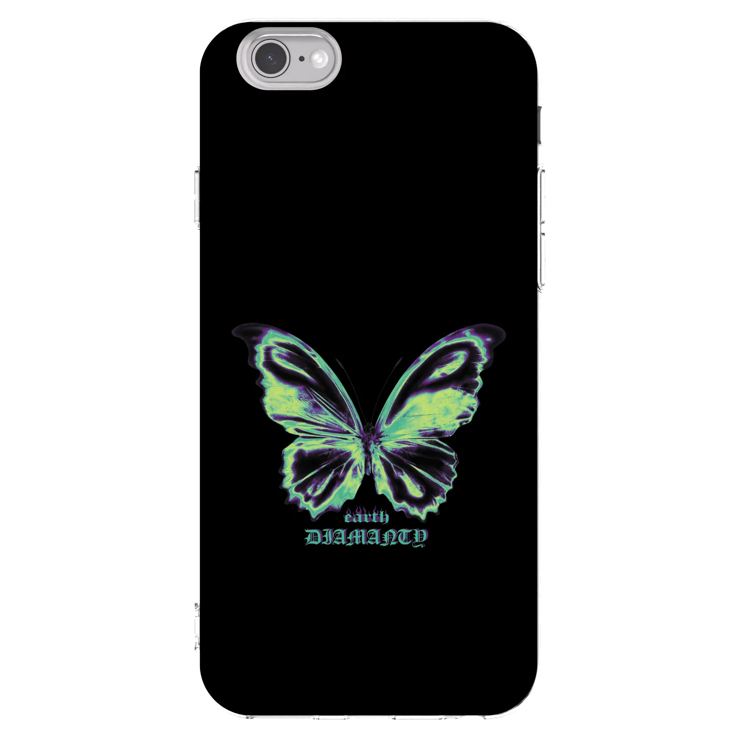 Silikónový prehľadný obal pre Apple iPhone 6/6S - Diamanty Blue