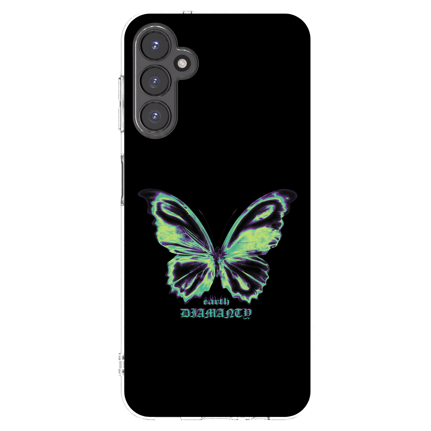 Picasee silikónový prehľadný obal pre Samsung Galaxy A14 4G A145R - Diamanty Blue