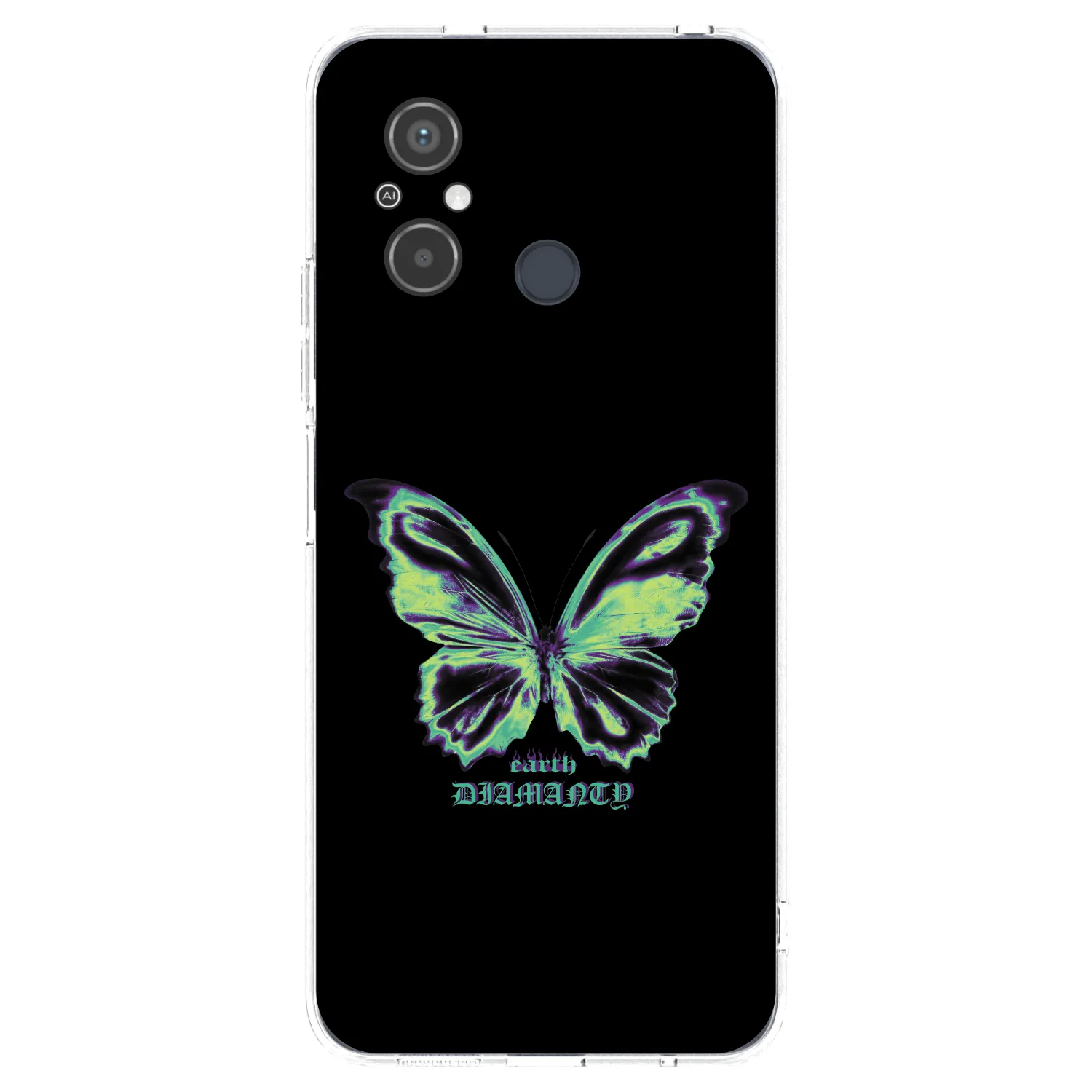 Picasee silikónový prehľadný obal pre Xiaomi Redmi 12C - Diamanty Blue