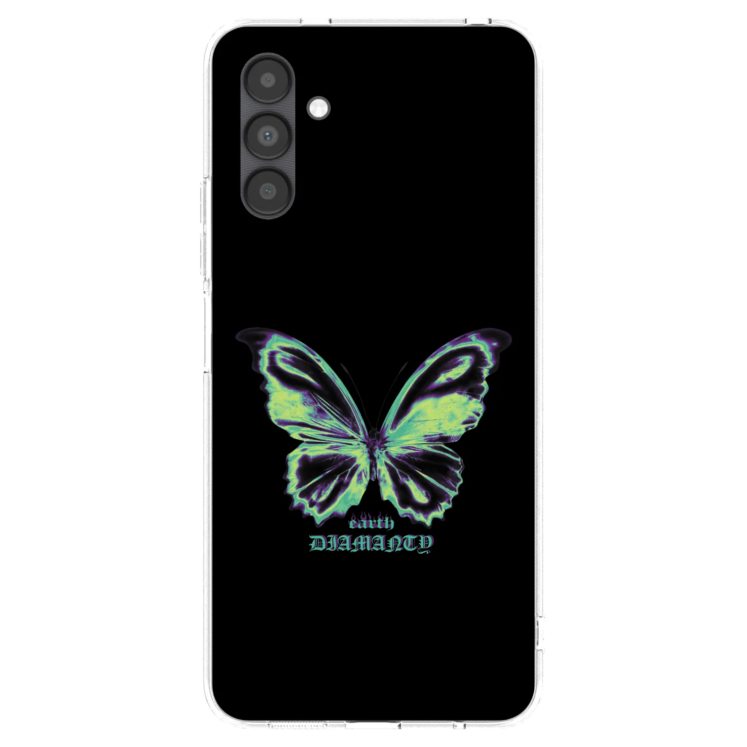 Picasee silikónový prehľadný obal pre Samsung Galaxy A04s A047F - Diamanty Blue