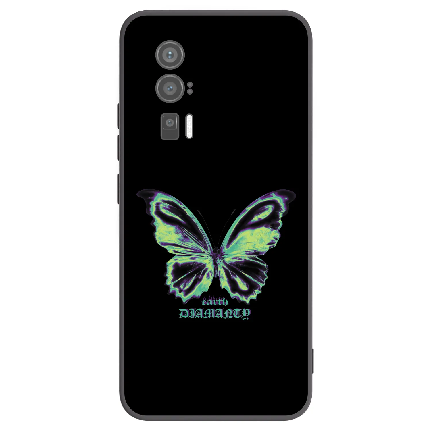 Picasee silikónový čierny obal pre Xiaomi Poco F5 Pro 5G - Diamanty Blue