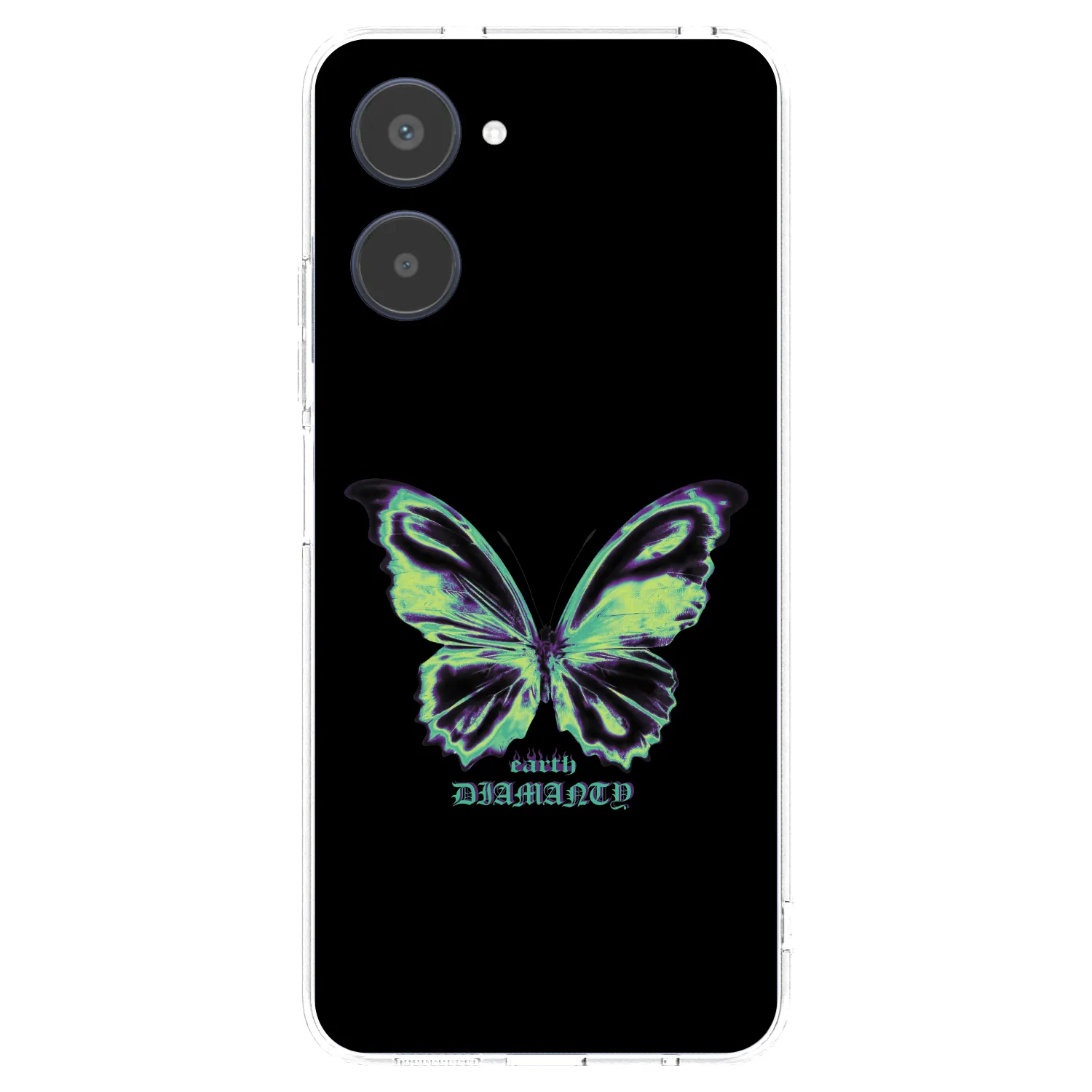 Picasee silikónový prehľadný obal pre Realme 10 4G - Diamanty Blue