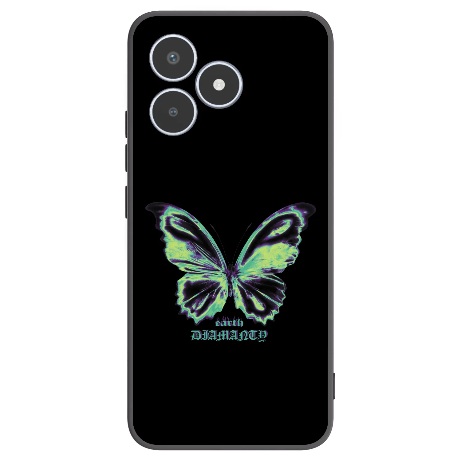 Picasee silikónový čierny obal pre Realme C53 - Diamanty Blue