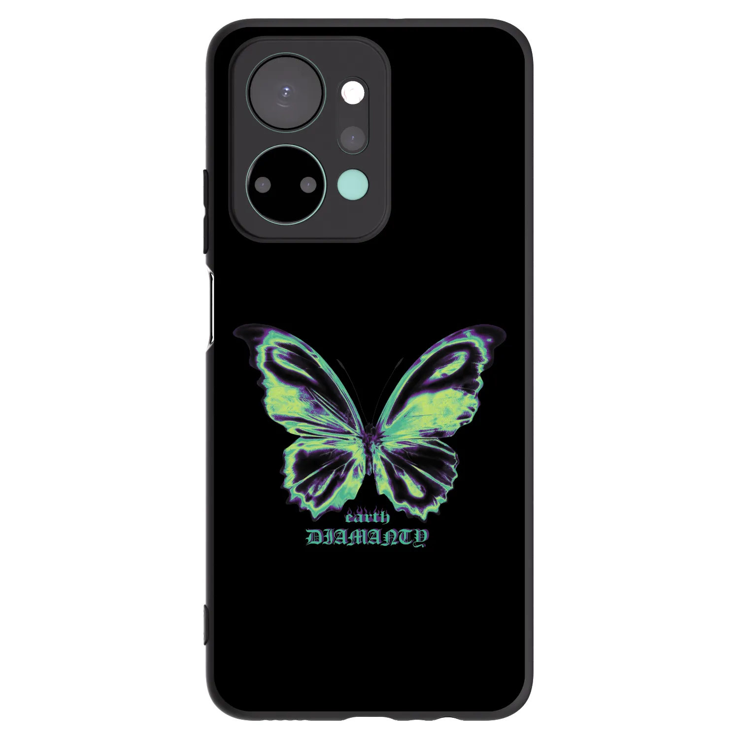 Picasee silikónový čierny obal pre Honor X7a - Diamanty Blue