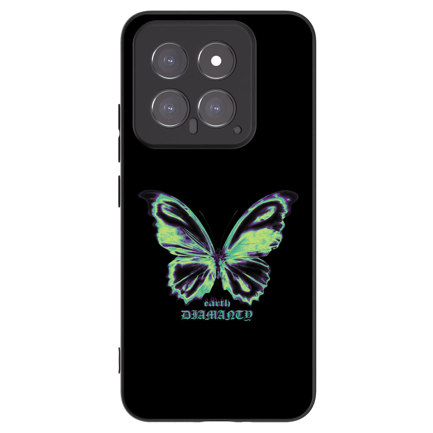 Picasee silikónový čierny obal pre Xiaomi 14 - Diamanty Blue