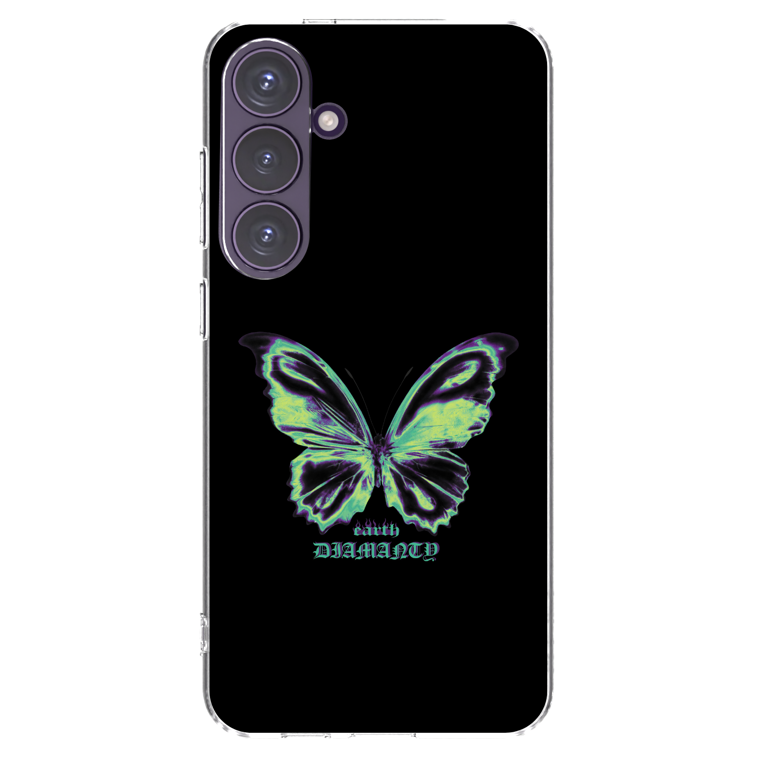 Picasee silikónový prehľadný obal pre Samsung Galaxy S24+ S926B 5G - Diamanty Blue