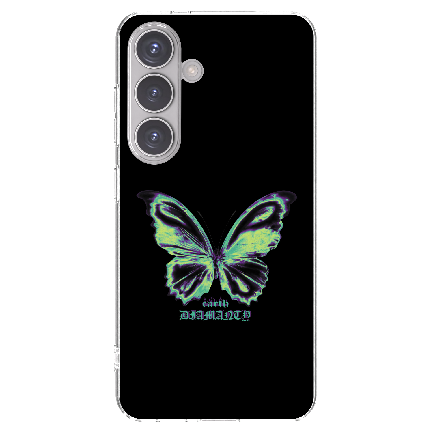 Picasee silikónový prehľadný obal pre Samsung Galaxy S24 S921B 5G - Diamanty Blue