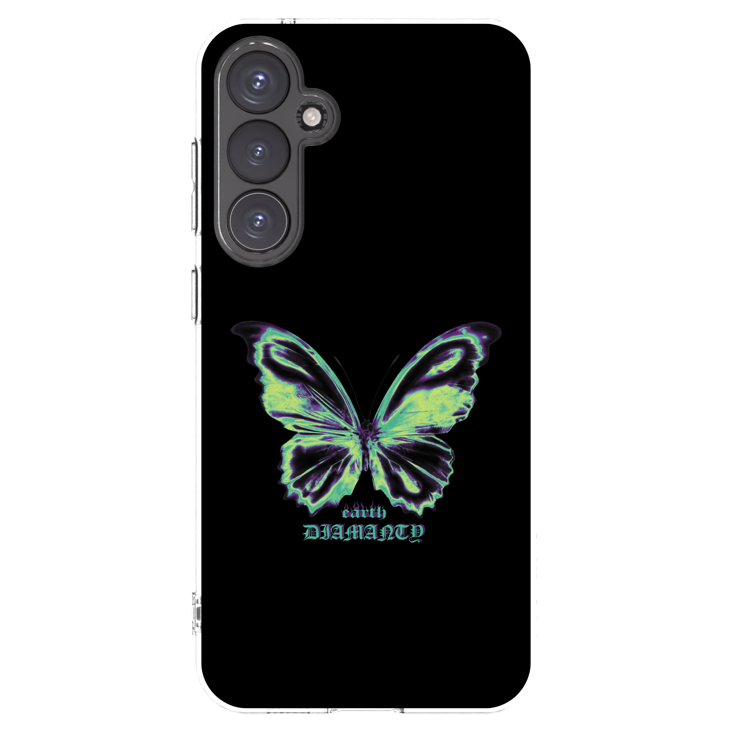 Picasee silikónový prehľadný obal pre Samsung Galaxy S23 FE S711B - Diamanty Blue