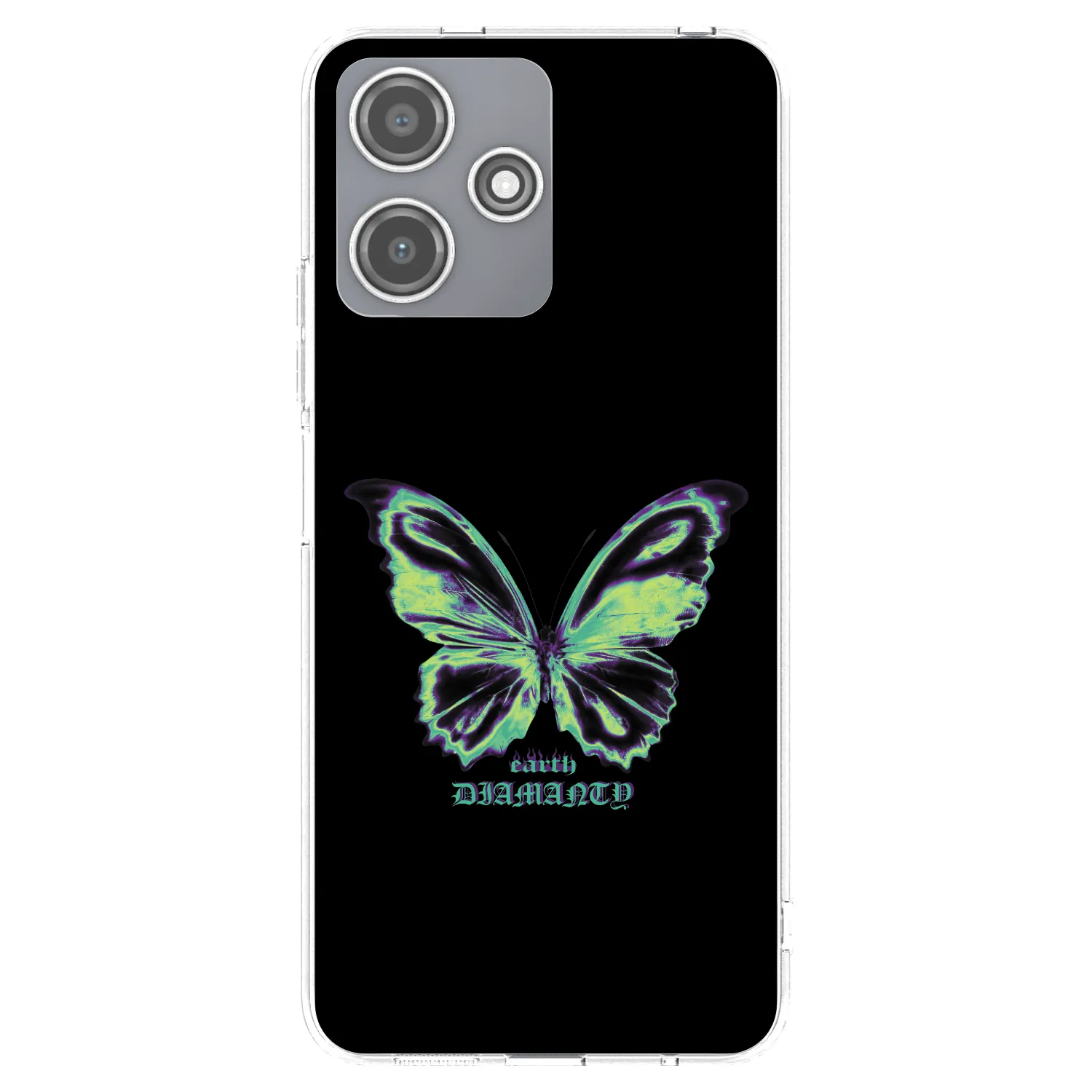 Picasee silikónový prehľadný obal pre Xiaomi Redmi 12 5G - Diamanty Blue