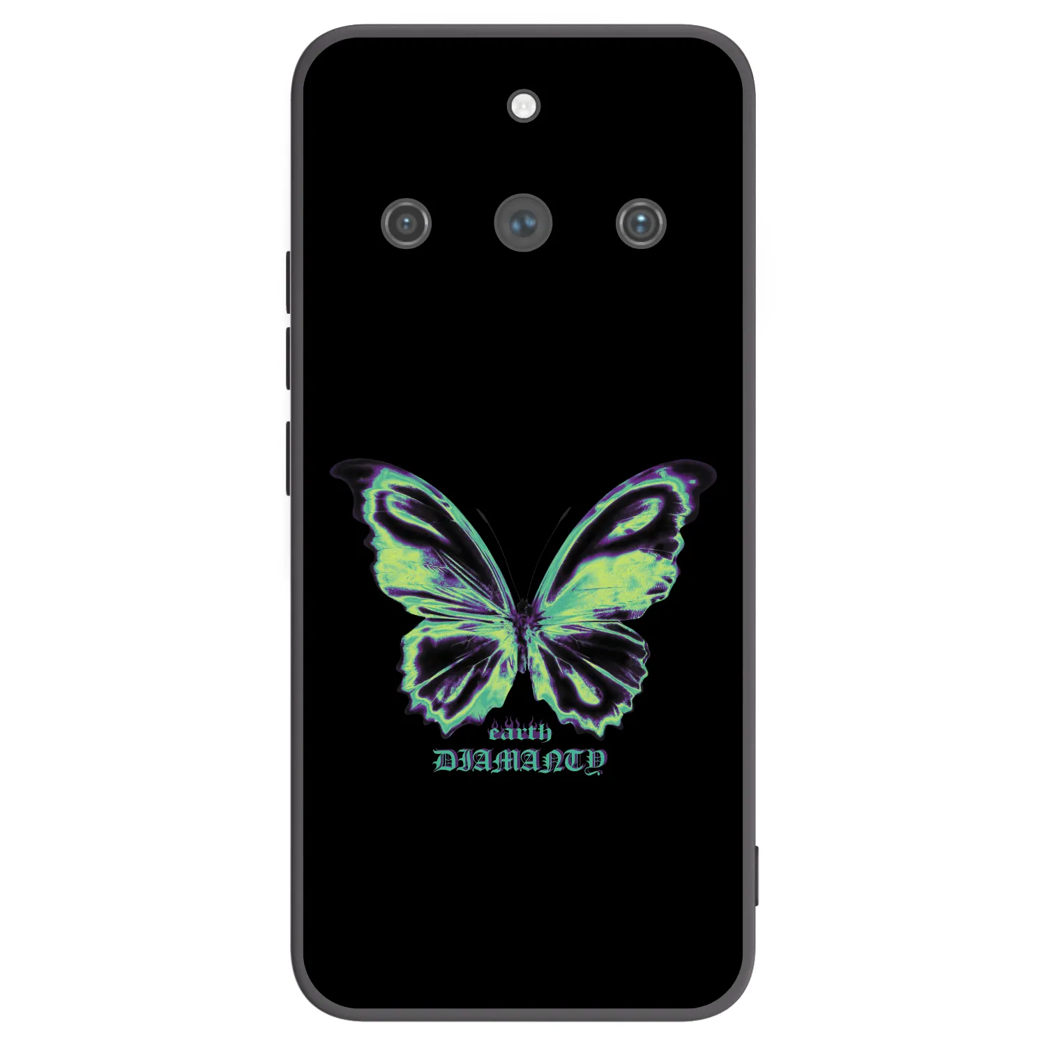 Picasee silikónový čierny obal pre Realme 11 Pro+ - Diamanty Blue