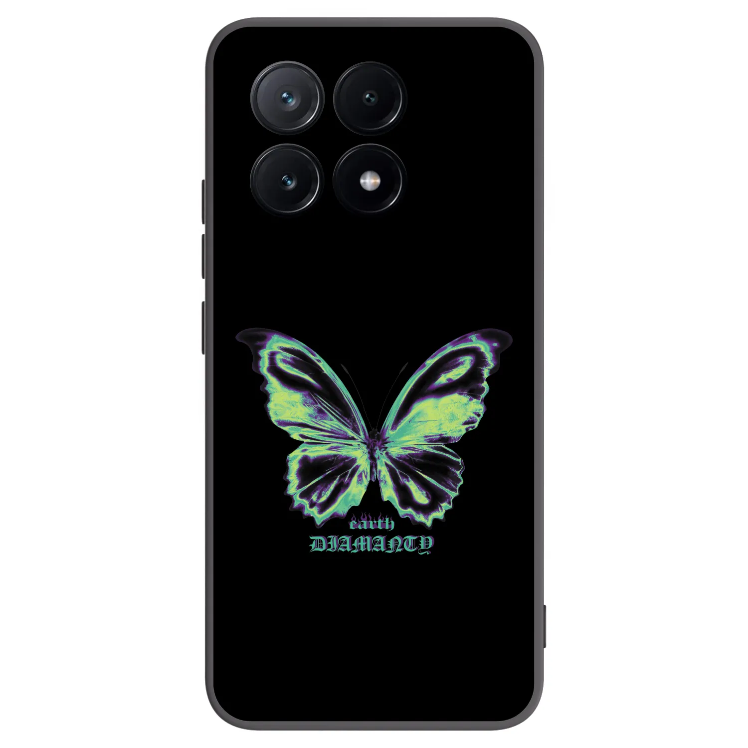 Picasee silikónový čierny obal pre Xiaomi Poco X6 Pro - Diamanty Blue