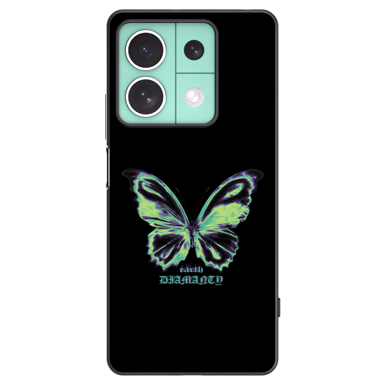 Picasee silikónový čierny obal pre Xiaomi Redmi Note 13 5G - Diamanty Blue