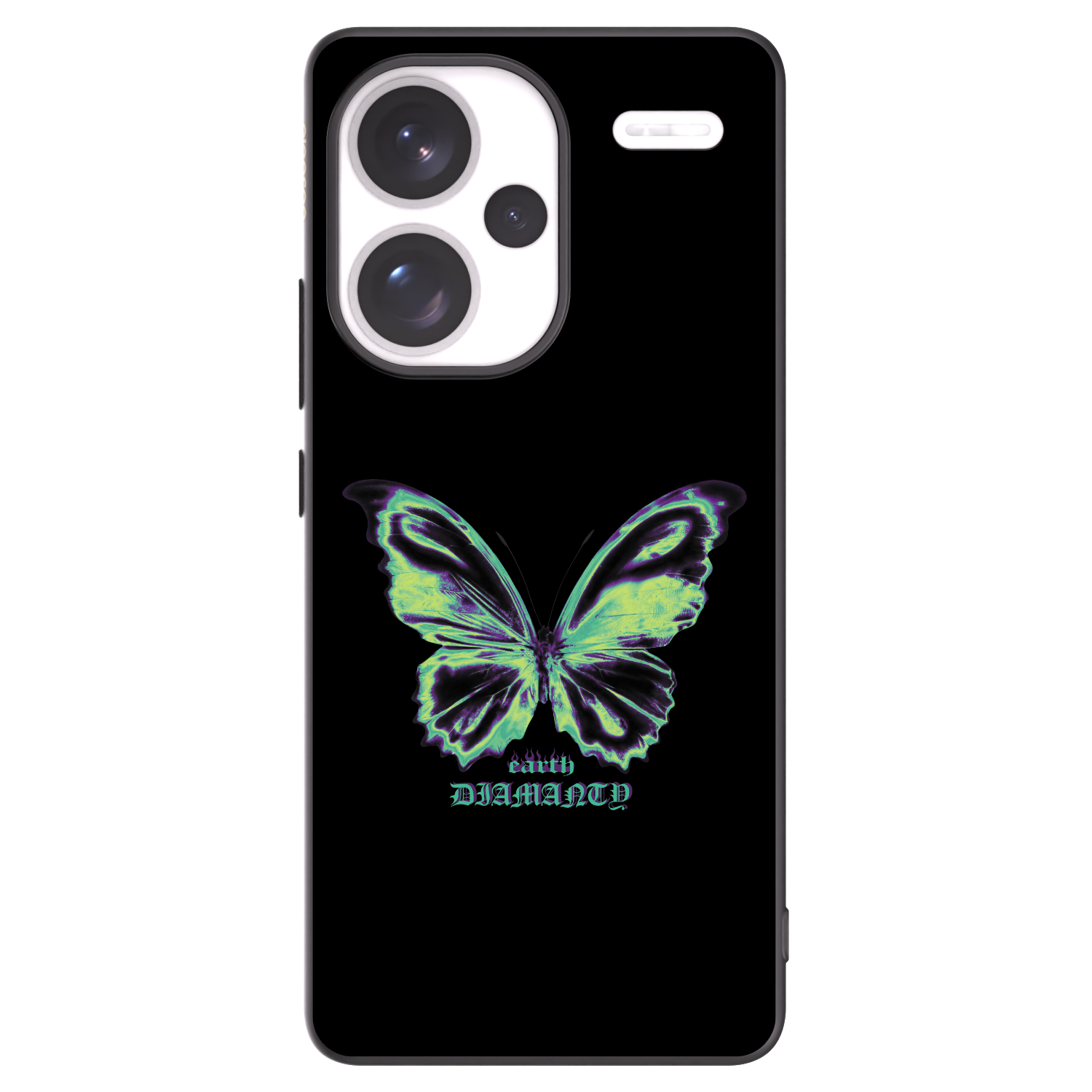 Picasee silikónový čierny obal pre Xiaomi Redmi Note 13 Pro+ 5G - Diamanty Blue