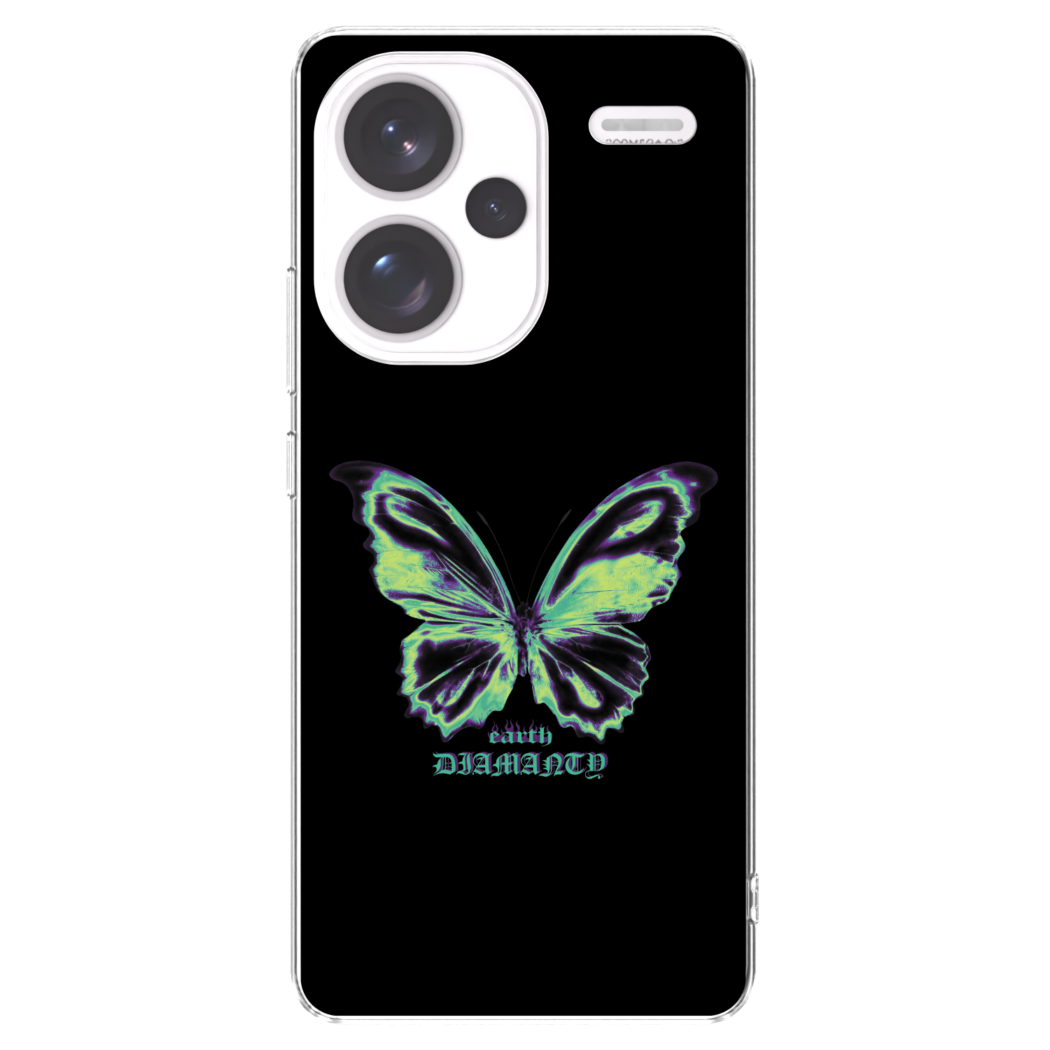 Picasee silikónový prehľadný obal pre Xiaomi Redmi Note 13 Pro+ 5G - Diamanty Blue