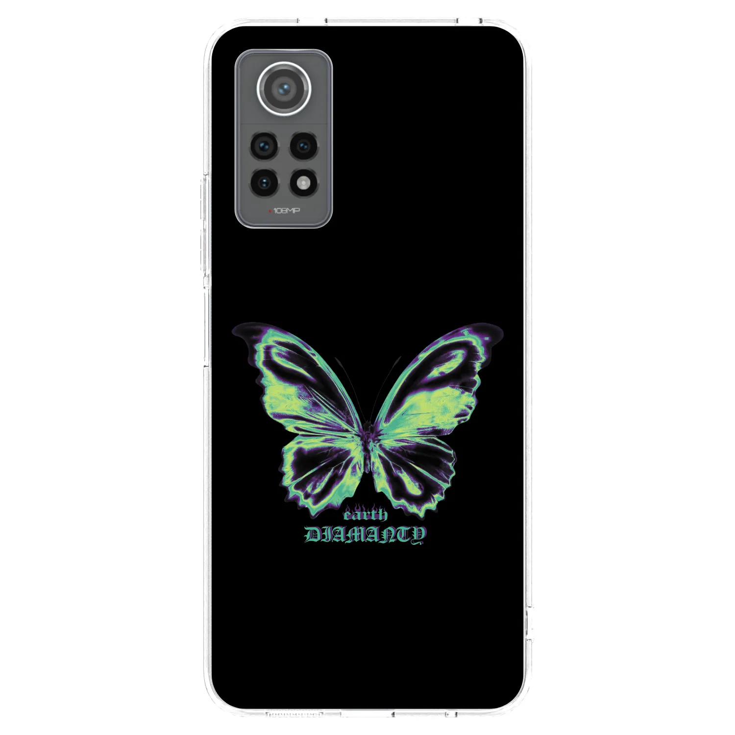 Picasee silikónový prehľadný obal pre Xiaomi Redmi Note 12 Pro 4G - Diamanty Blue