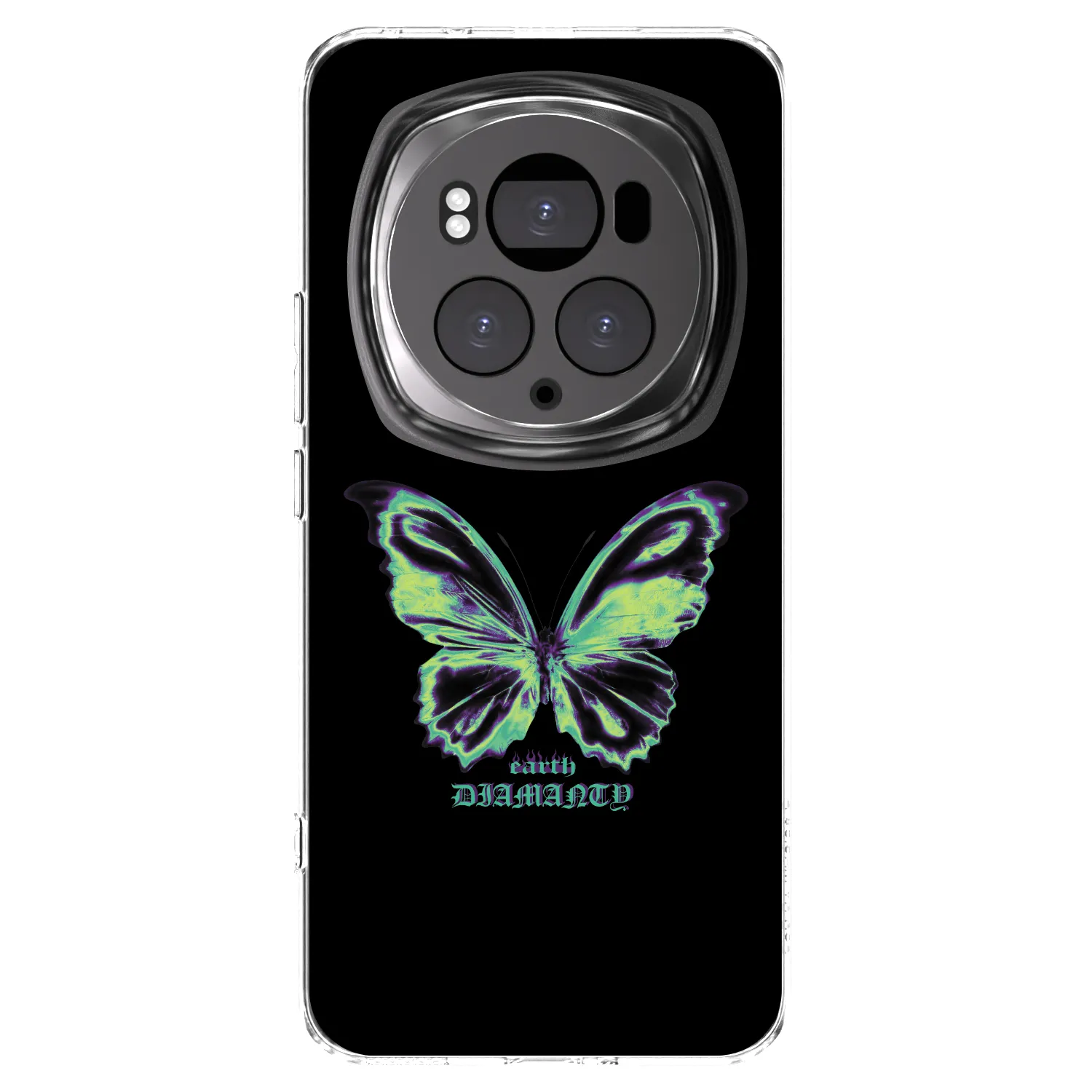 Picasee silikónový prehľadný obal pre Honor Magic6 Pro - Diamanty Blue