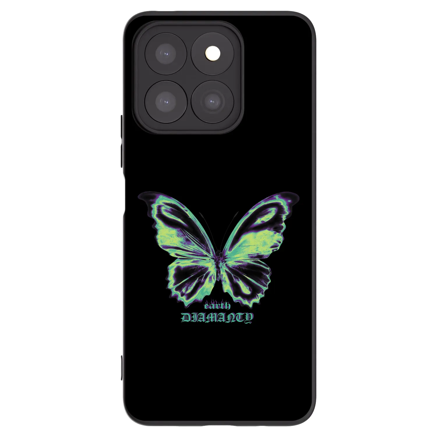 Picasee silikónový čierny obal pre Honor X8b - Diamanty Blue