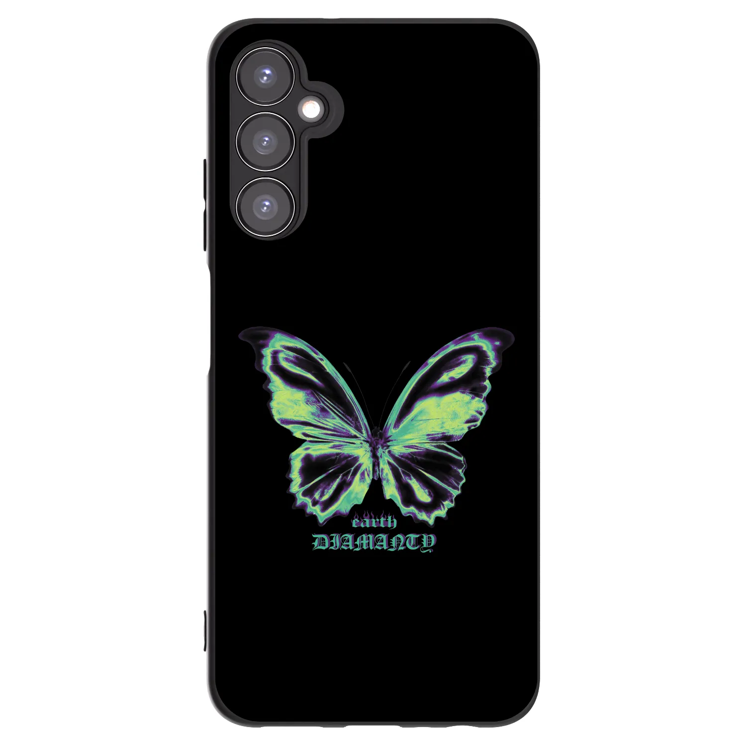 Picasee silikónový čierny obal pre Samsung Galaxy A05s A057G - Diamanty Blue