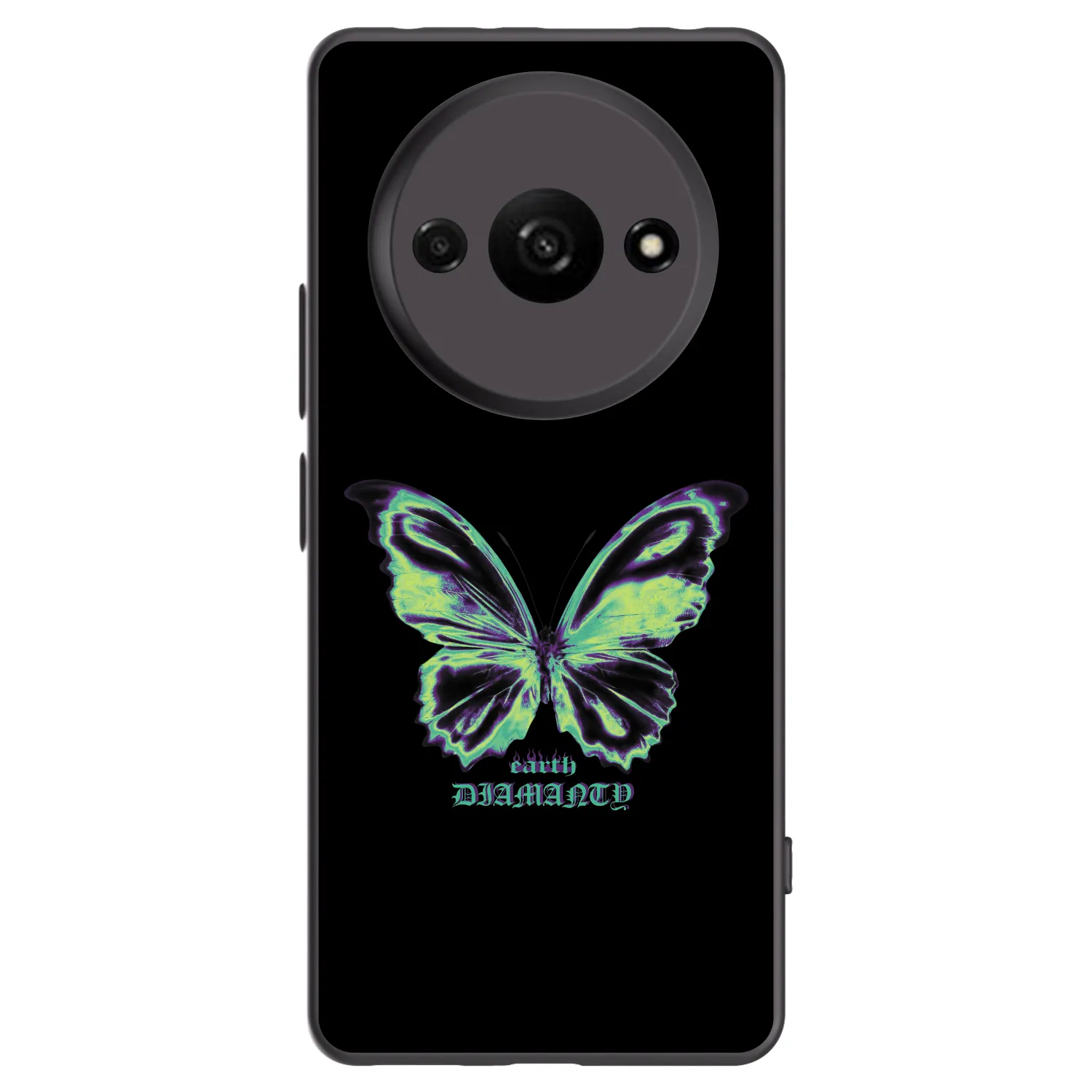 Picasee silikónový čierny obal pre Xiaomi Redmi A3 - Diamanty Blue