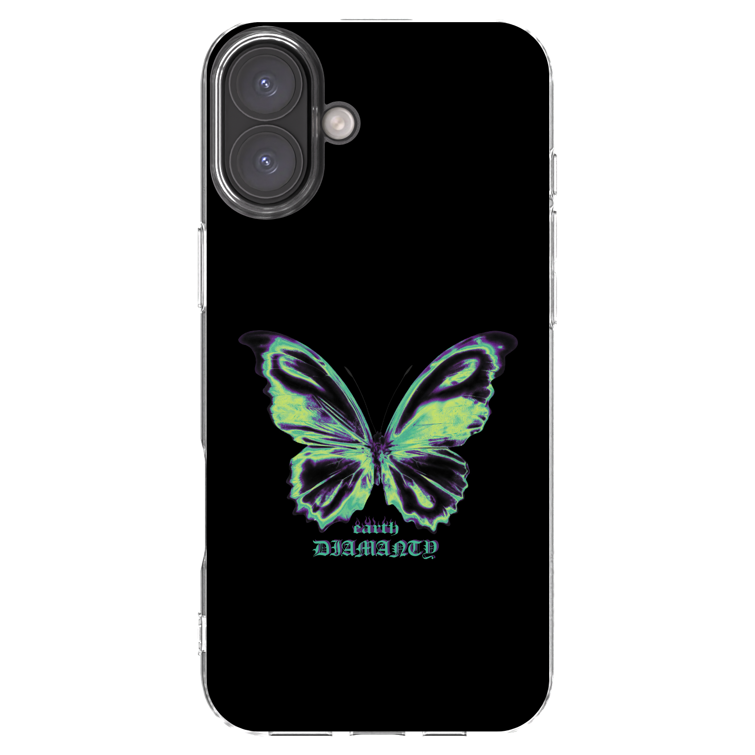 Picasee silikónový prehľadný obal pre Apple iPhone 16 Plus - Diamanty Blue