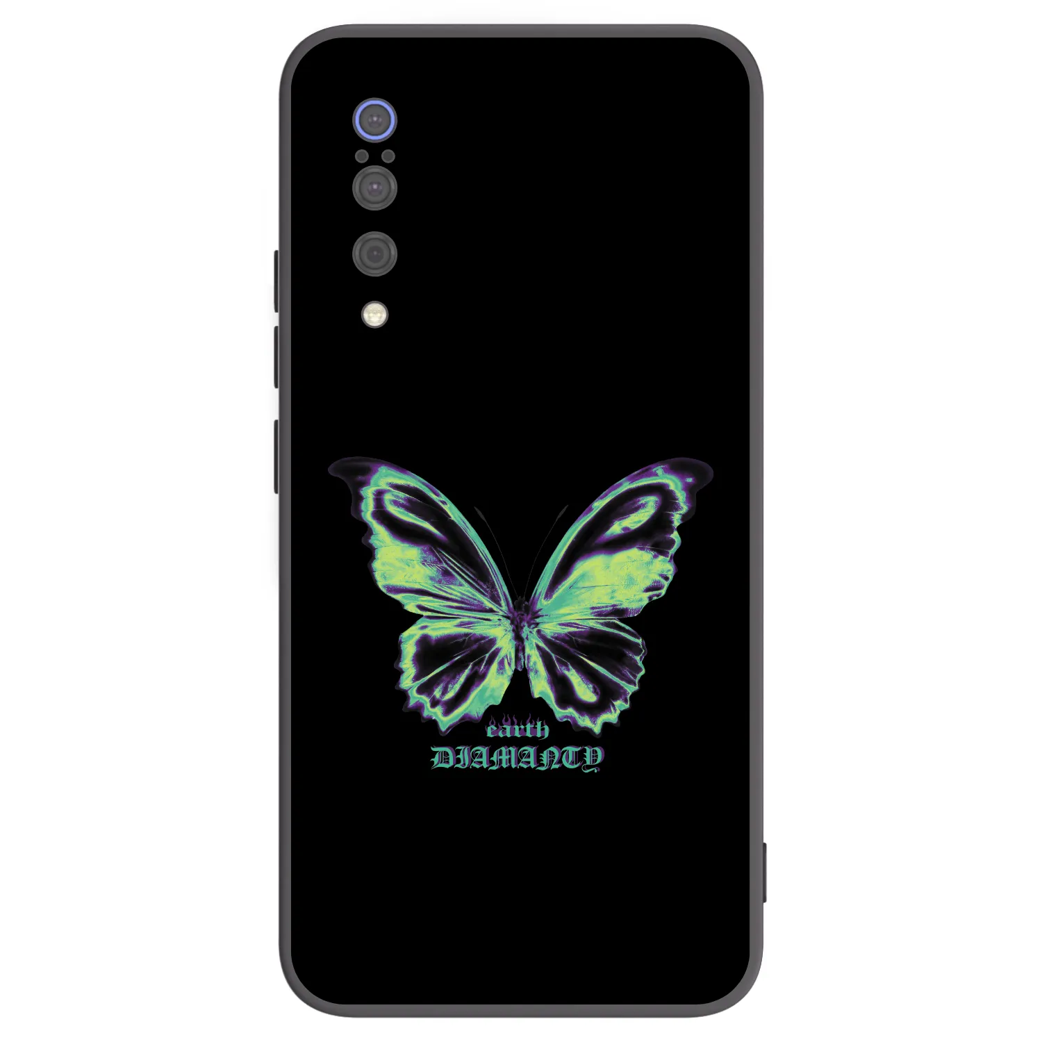 Picasee silikónový čierny obal pre Xiaomi Mi 9 - Diamanty Blue