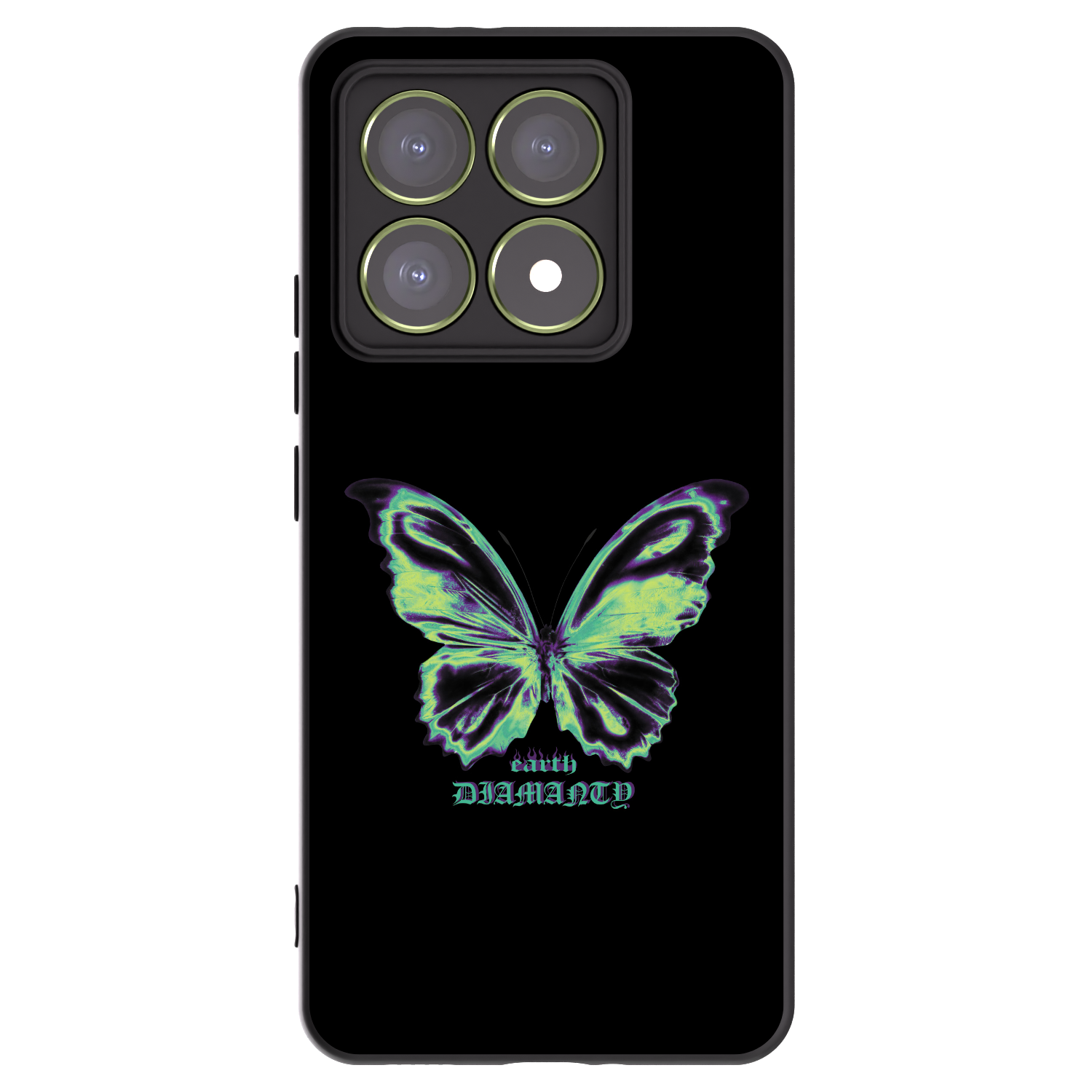 Picasee silikónový čierny obal pre Xiaomi 14T - Diamanty Blue